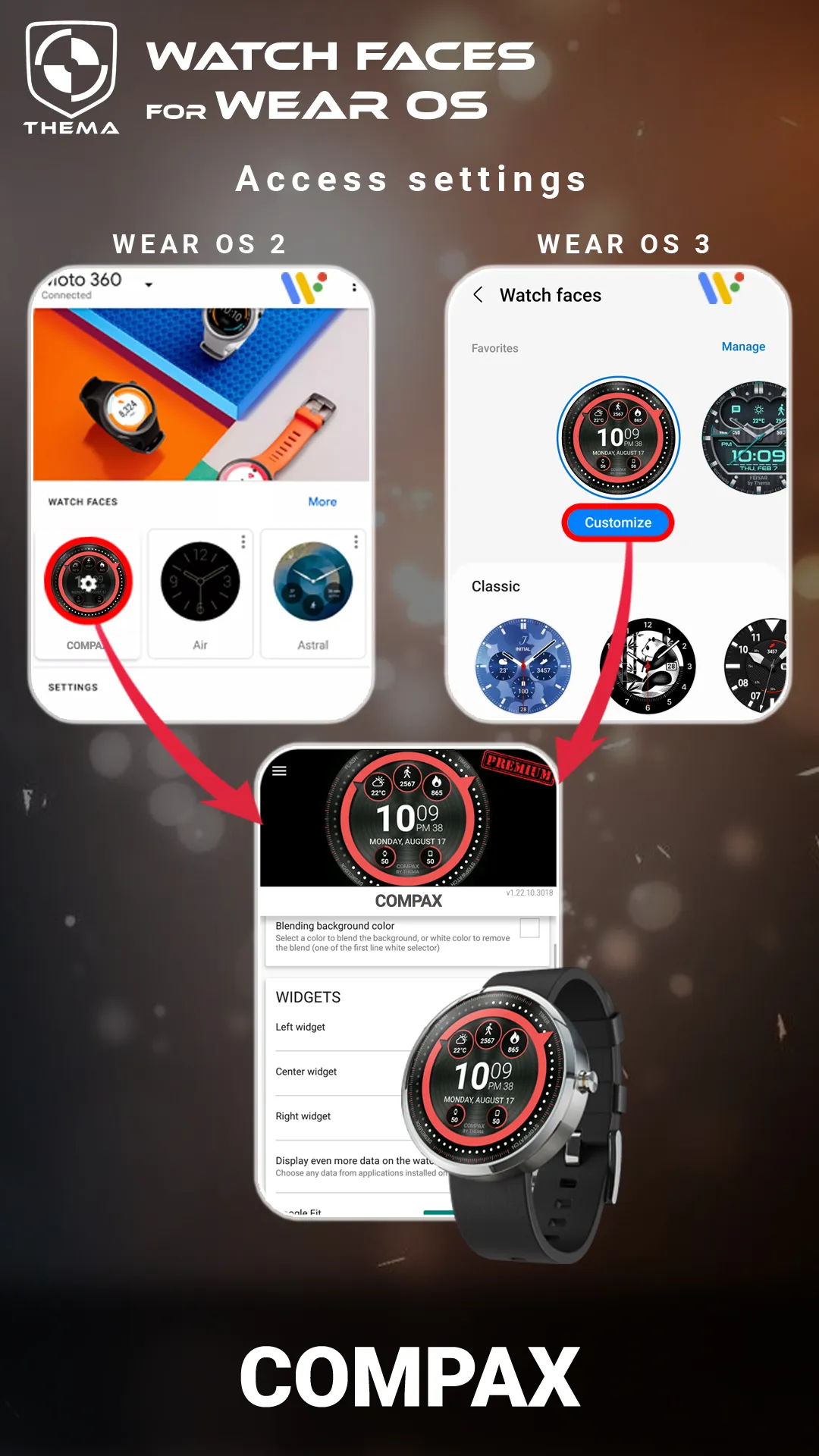 Compax Watch Face | Indus Appstore | Screenshot