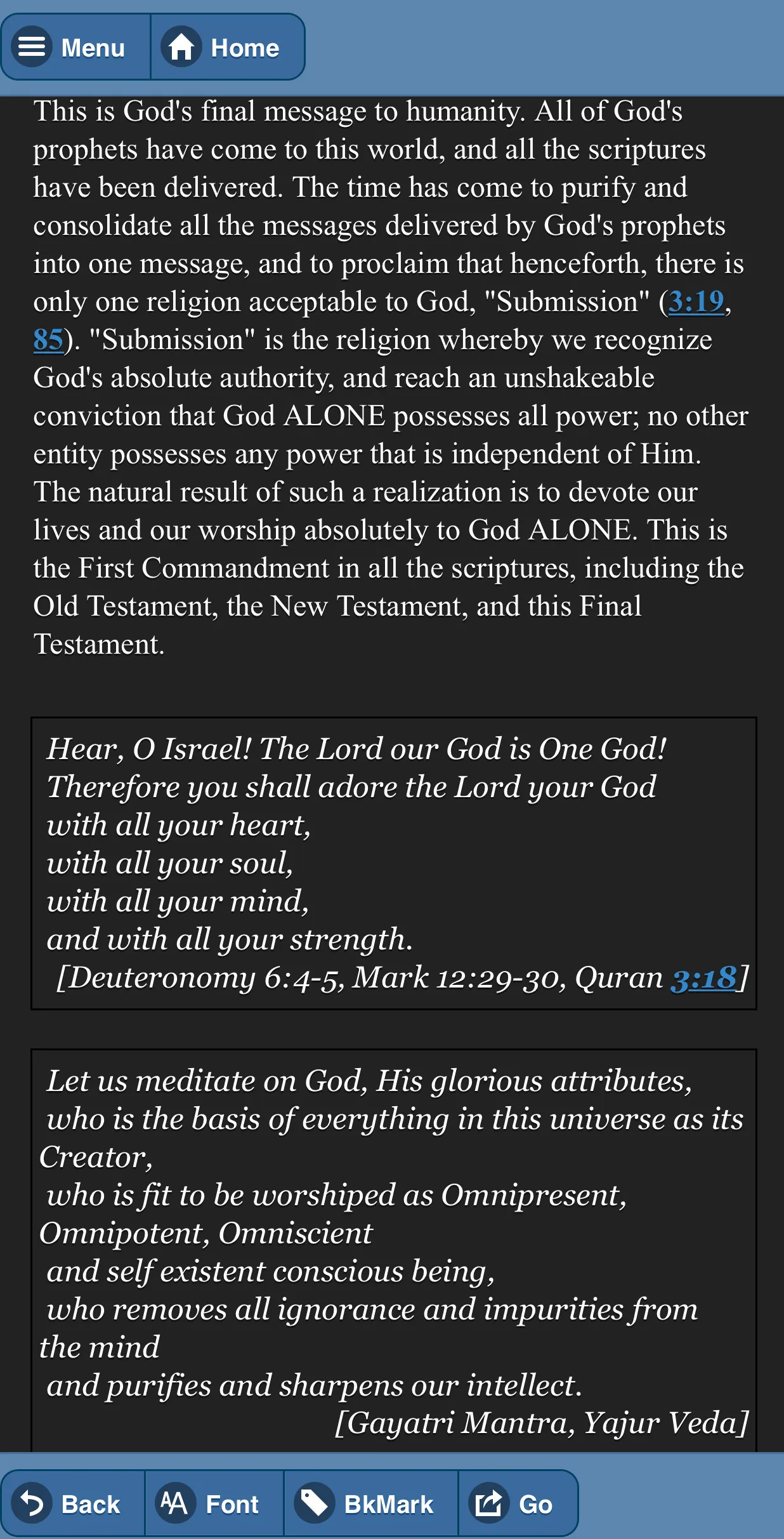 QURAN: THE FINAL TESTAMENT | Indus Appstore | Screenshot