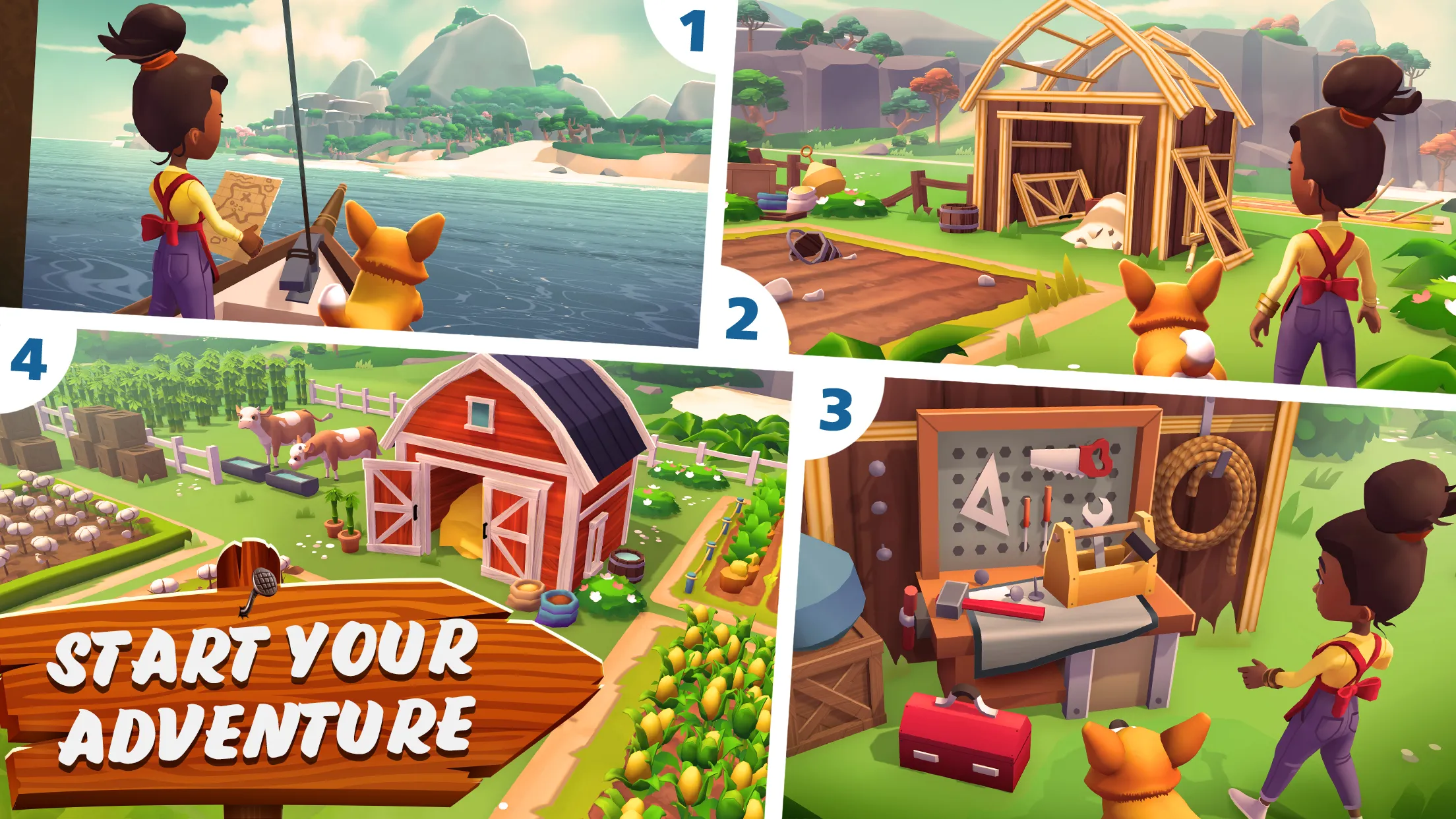 Sunshine Island : Farming Game | Indus Appstore | Screenshot