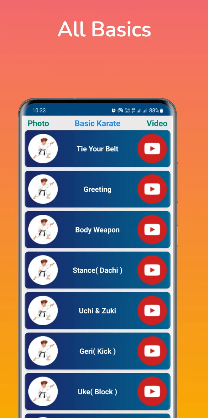 Shito-Ryu Karate WKF | Indus Appstore | Screenshot