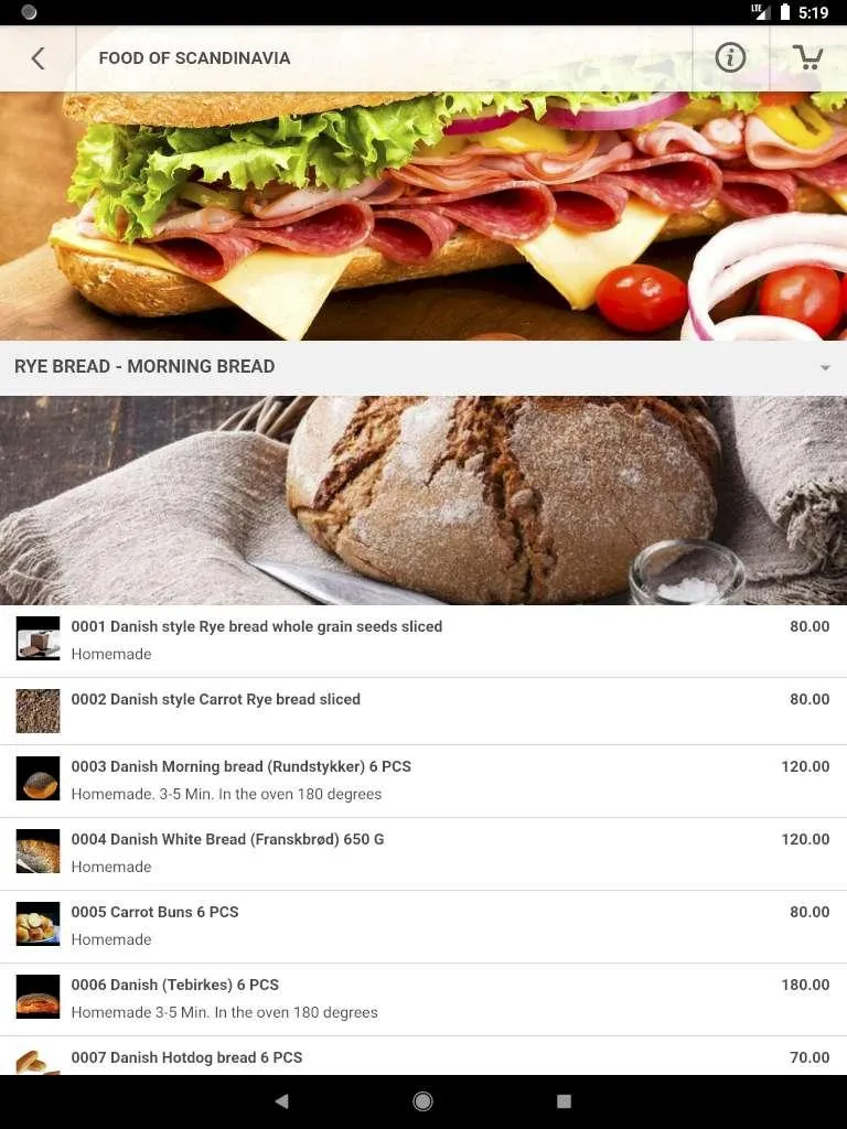 Food of Scandinavia | Indus Appstore | Screenshot