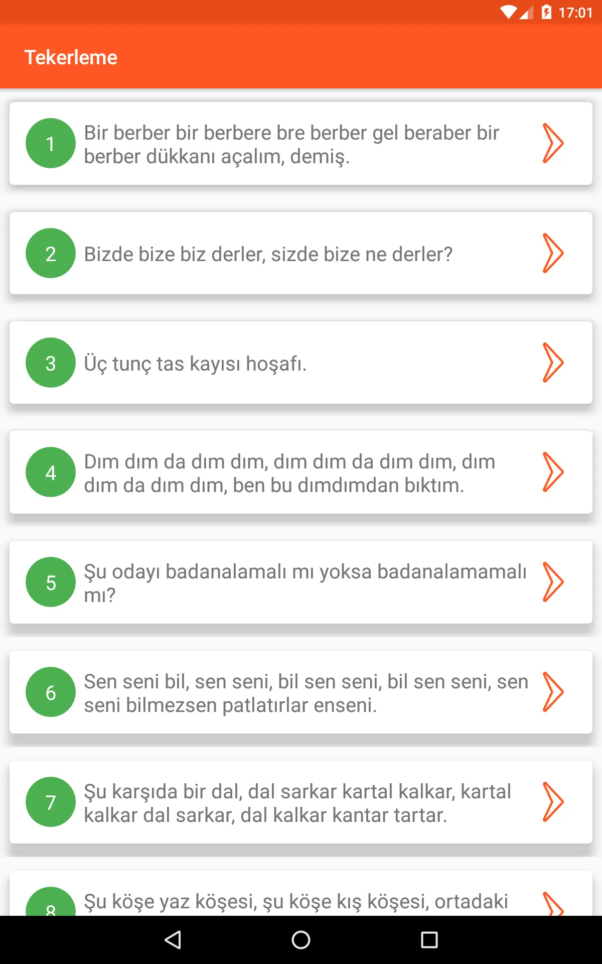 Tekerleme | Indus Appstore | Screenshot