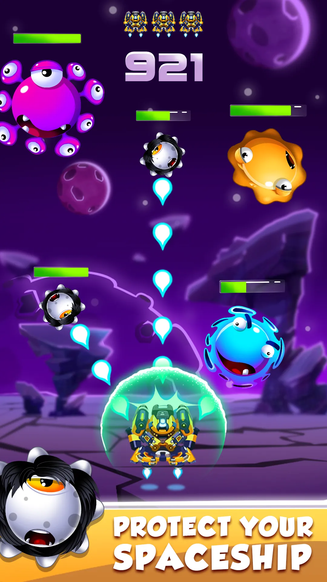 Droid O - Space Shooter Games | Indus Appstore | Screenshot