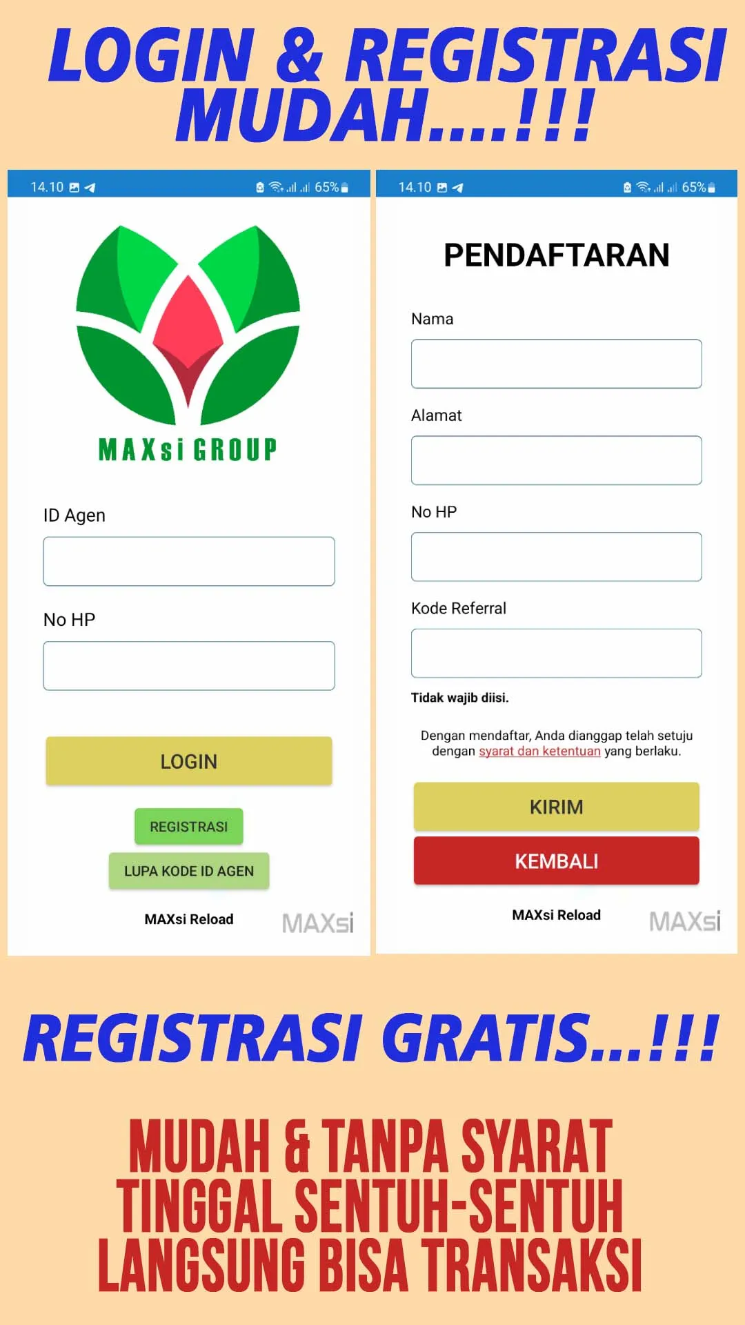 MAXsi Reload: Agen Kuota | Indus Appstore | Screenshot