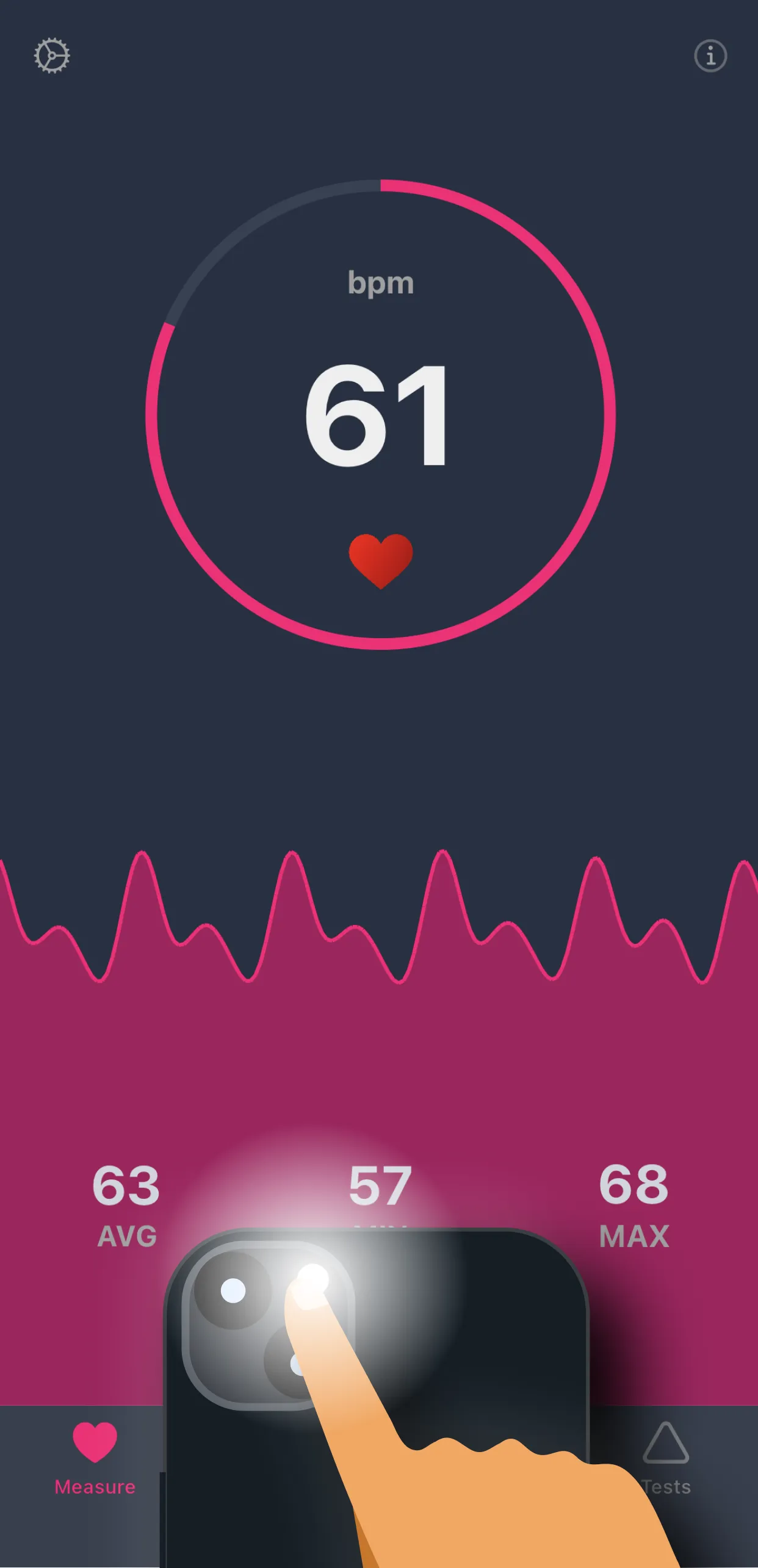 Heart Rate Monitor | Indus Appstore | Screenshot