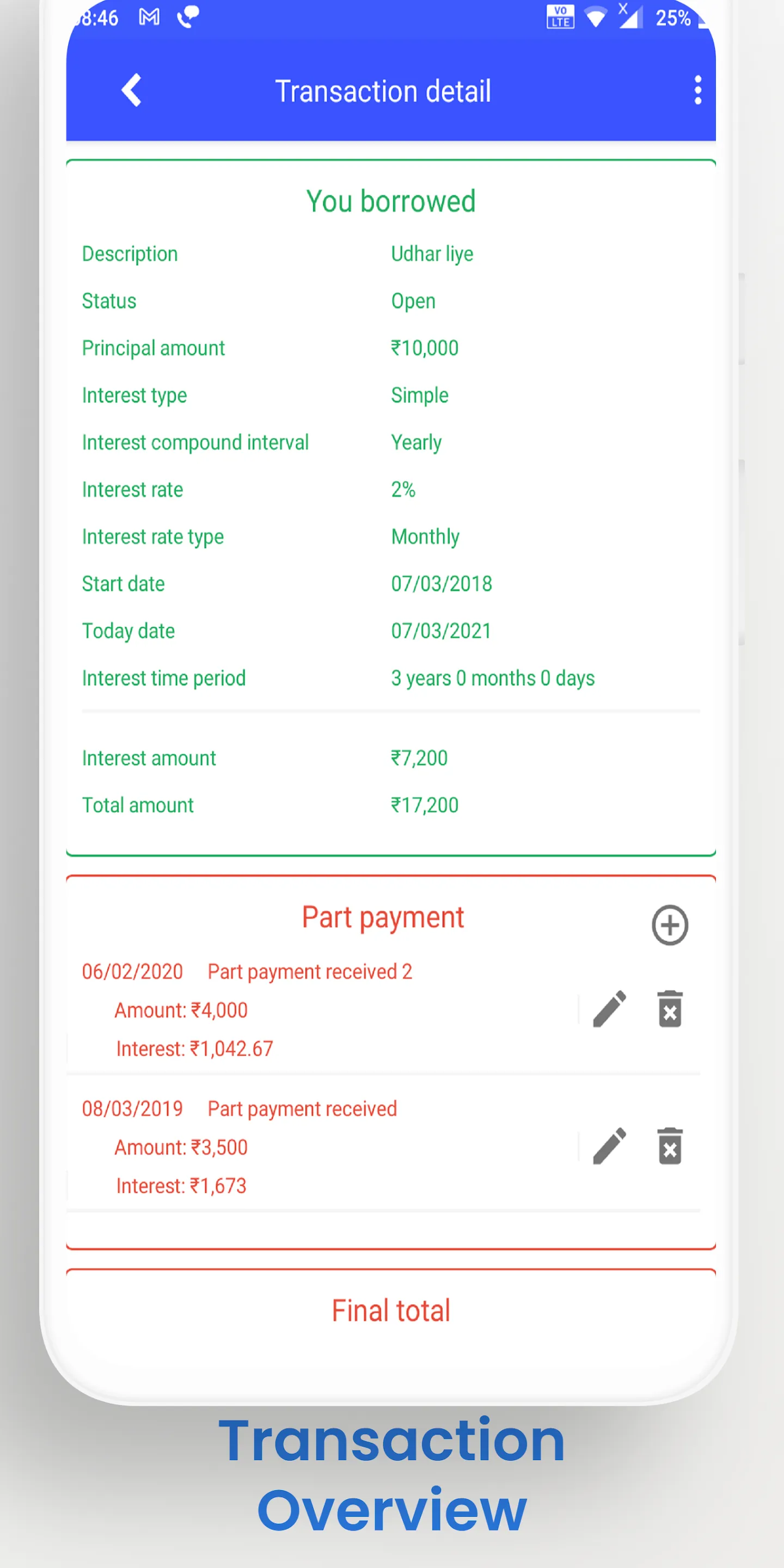 ByajApp: Ledger & Calculator | Indus Appstore | Screenshot