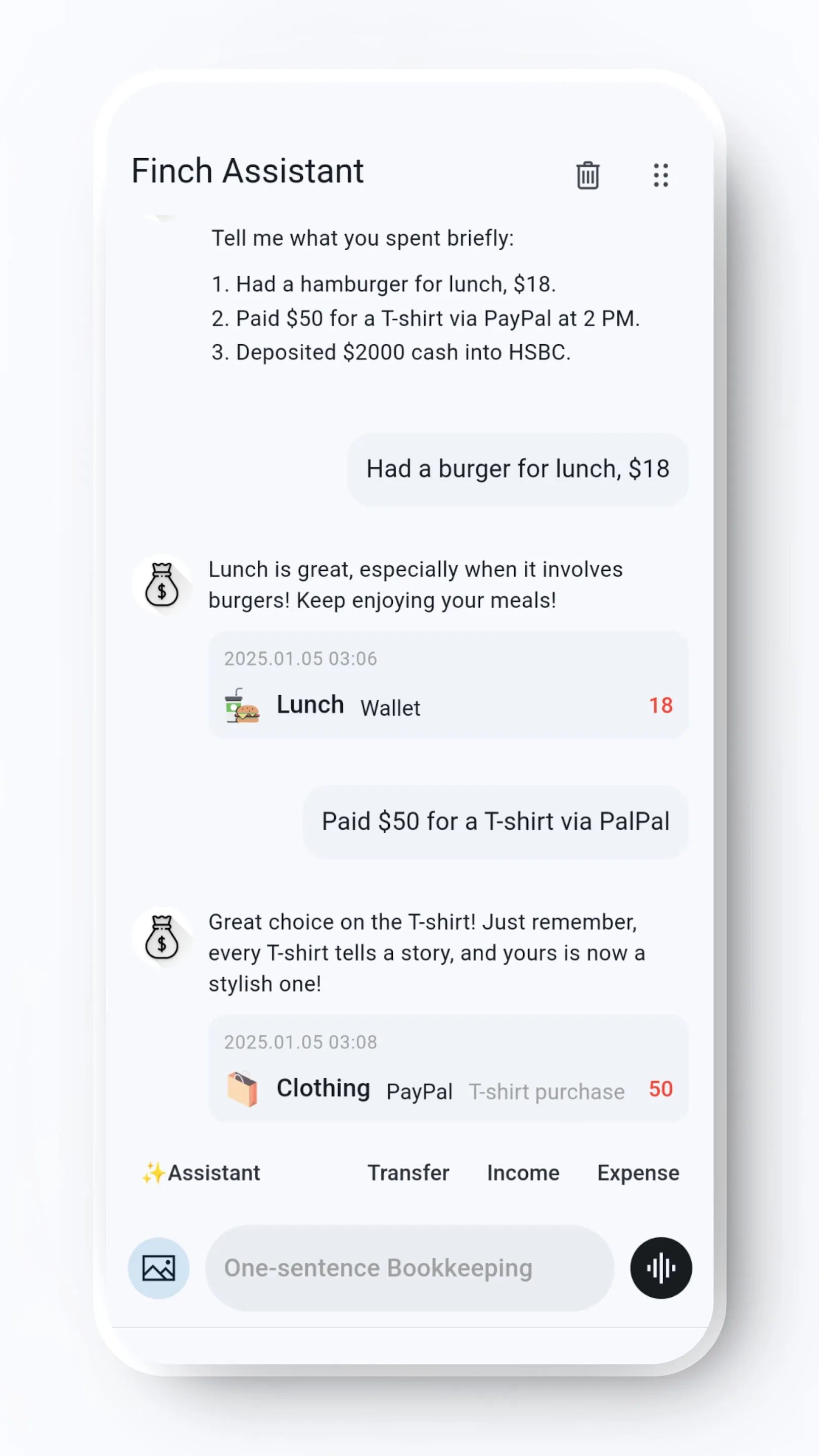 Finch: Expense Tracker, Budget | Indus Appstore | Screenshot
