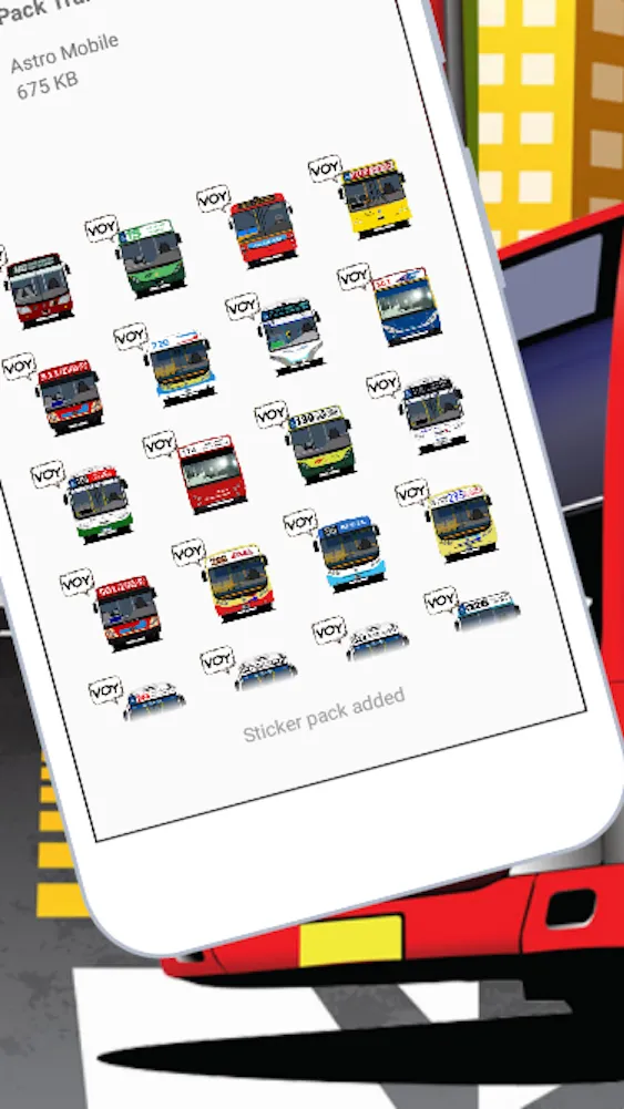 Stickers de Transportes | Indus Appstore | Screenshot