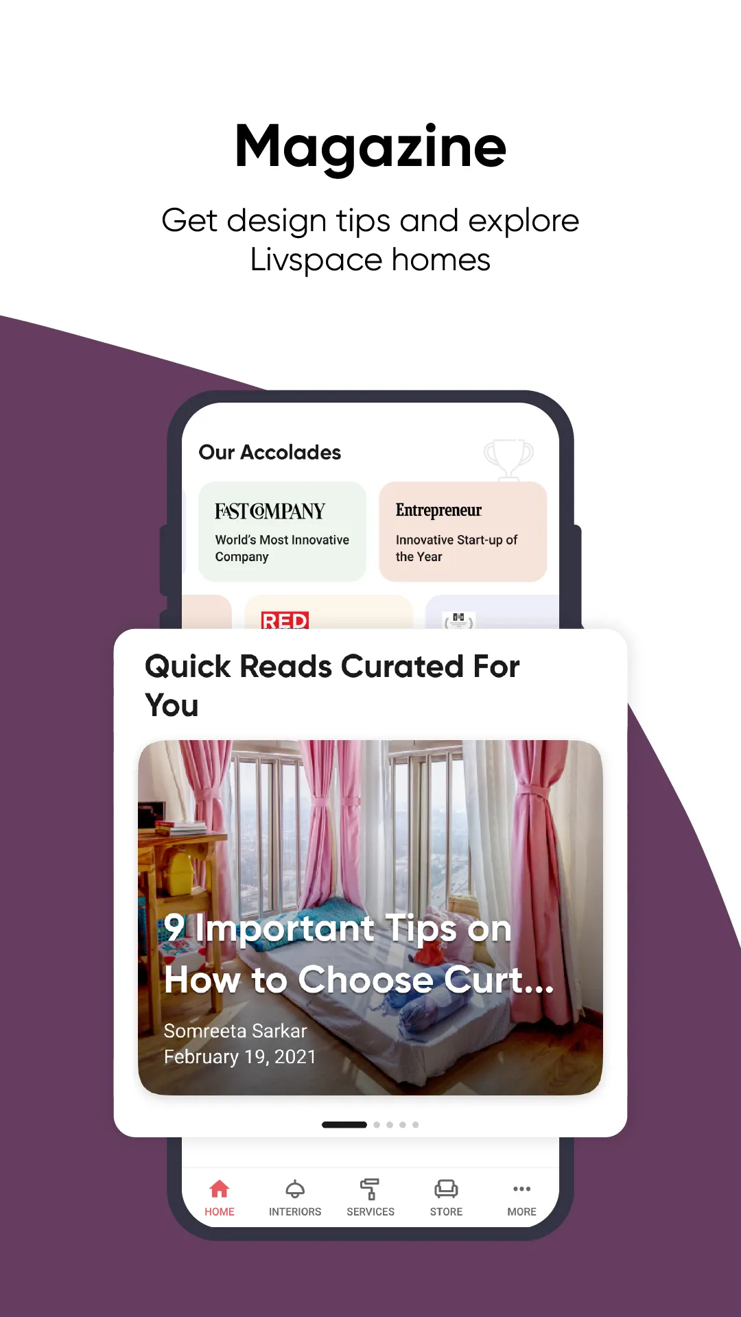 Livspace - For everything home | Indus Appstore | Screenshot