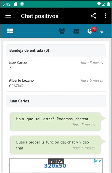 Chat positivos | Indus Appstore | Screenshot