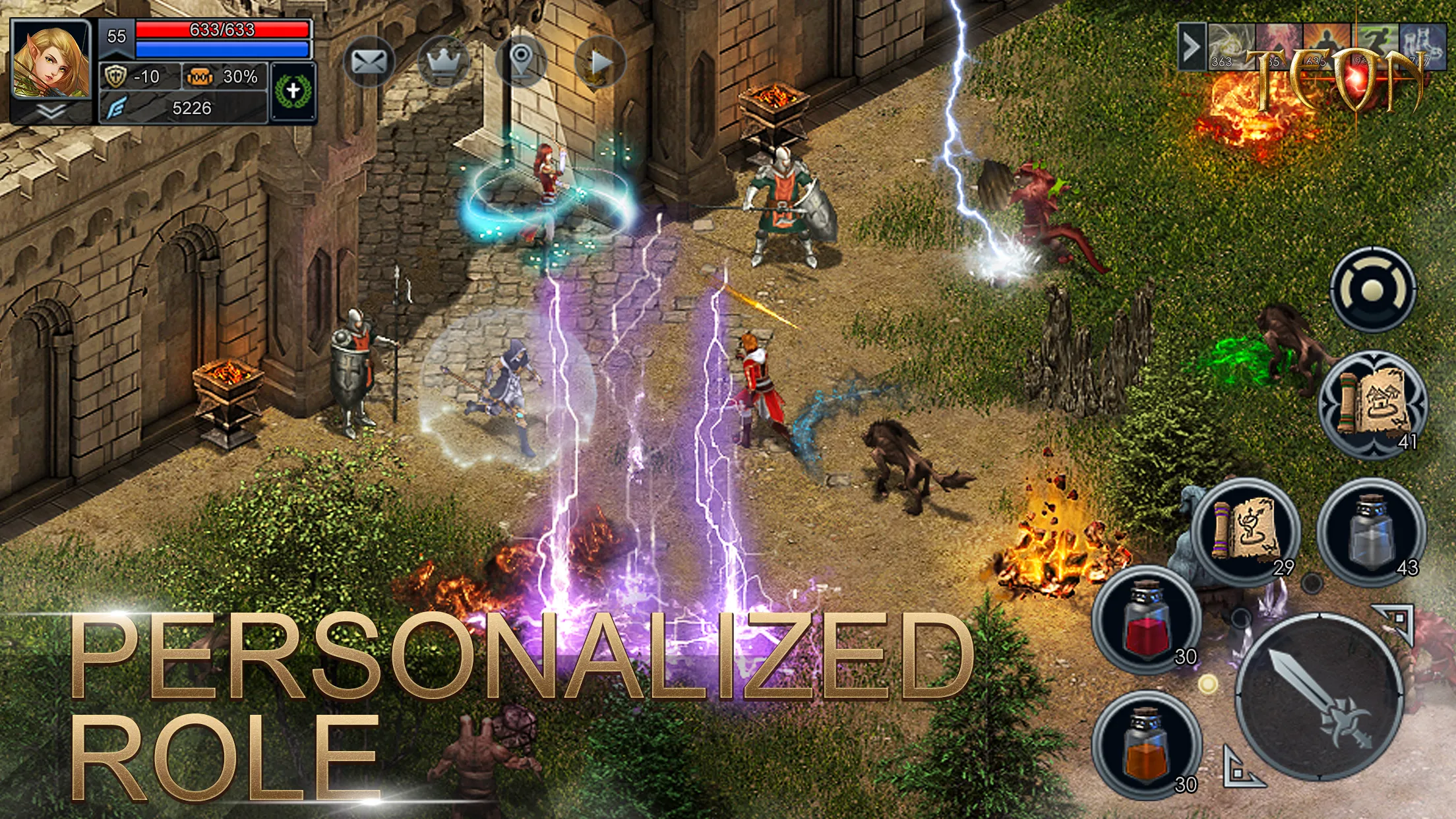 Teon: Sword & Magic | Indus Appstore | Screenshot