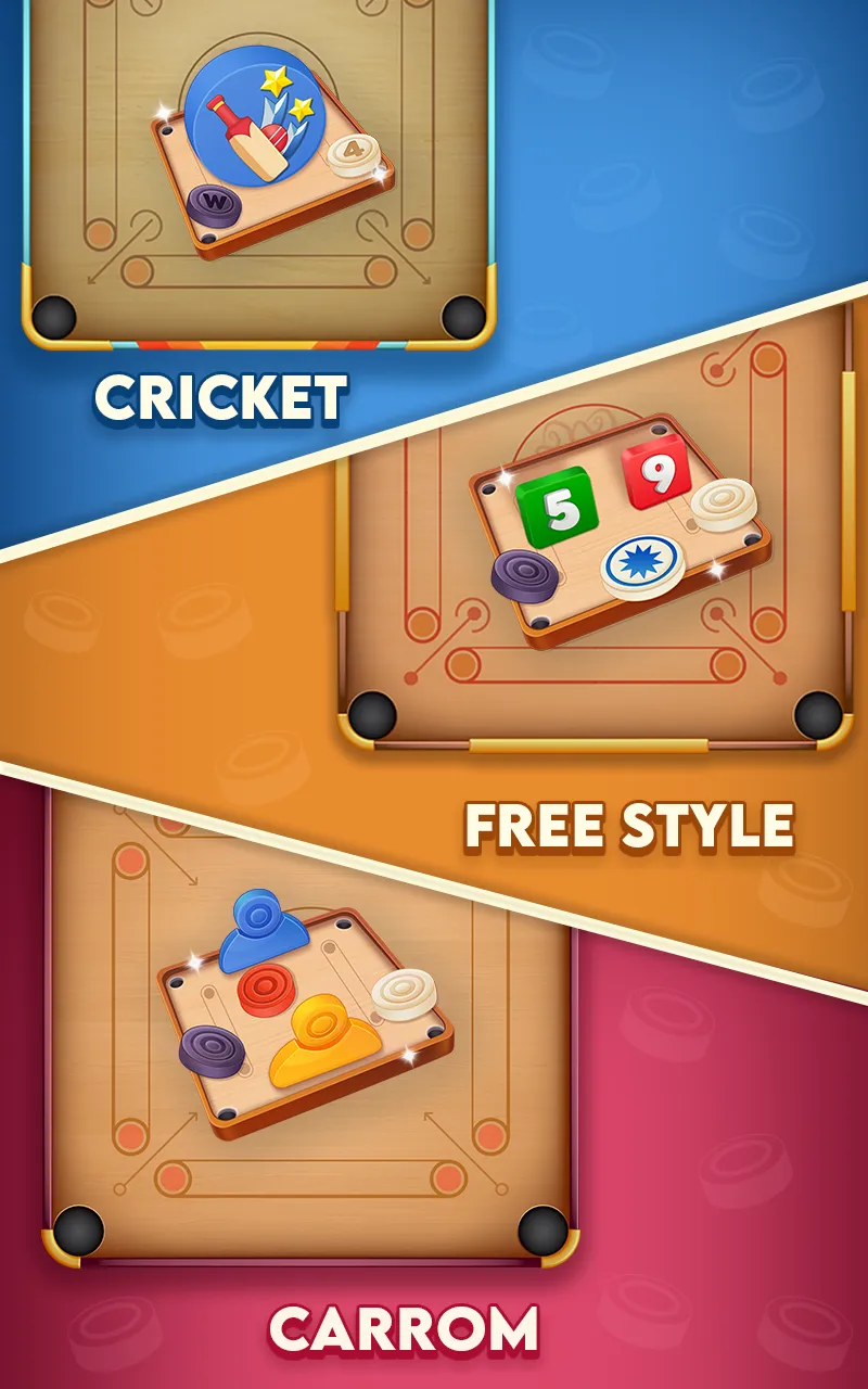 Carrom Cricket: Disc Pool Game | Indus Appstore | Screenshot