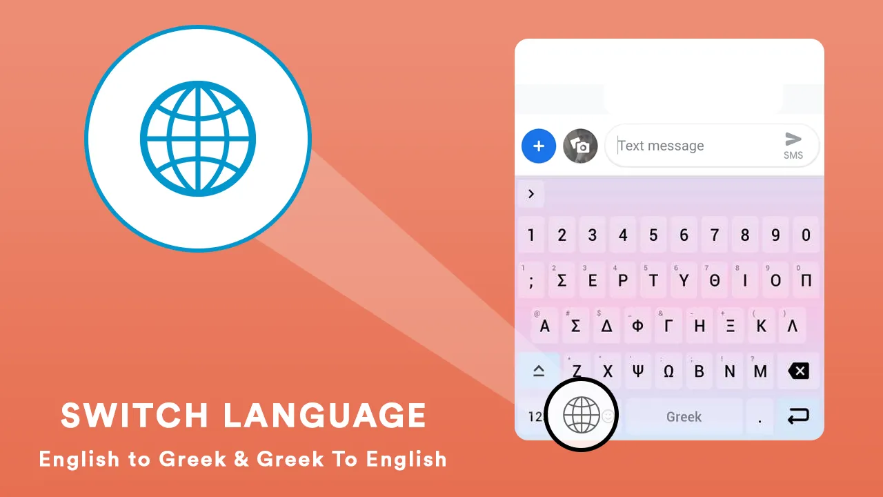 Greek English Keyboard App | Indus Appstore | Screenshot