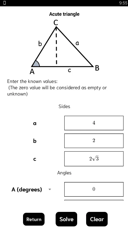 Trigonometry assistant | Indus Appstore | Screenshot