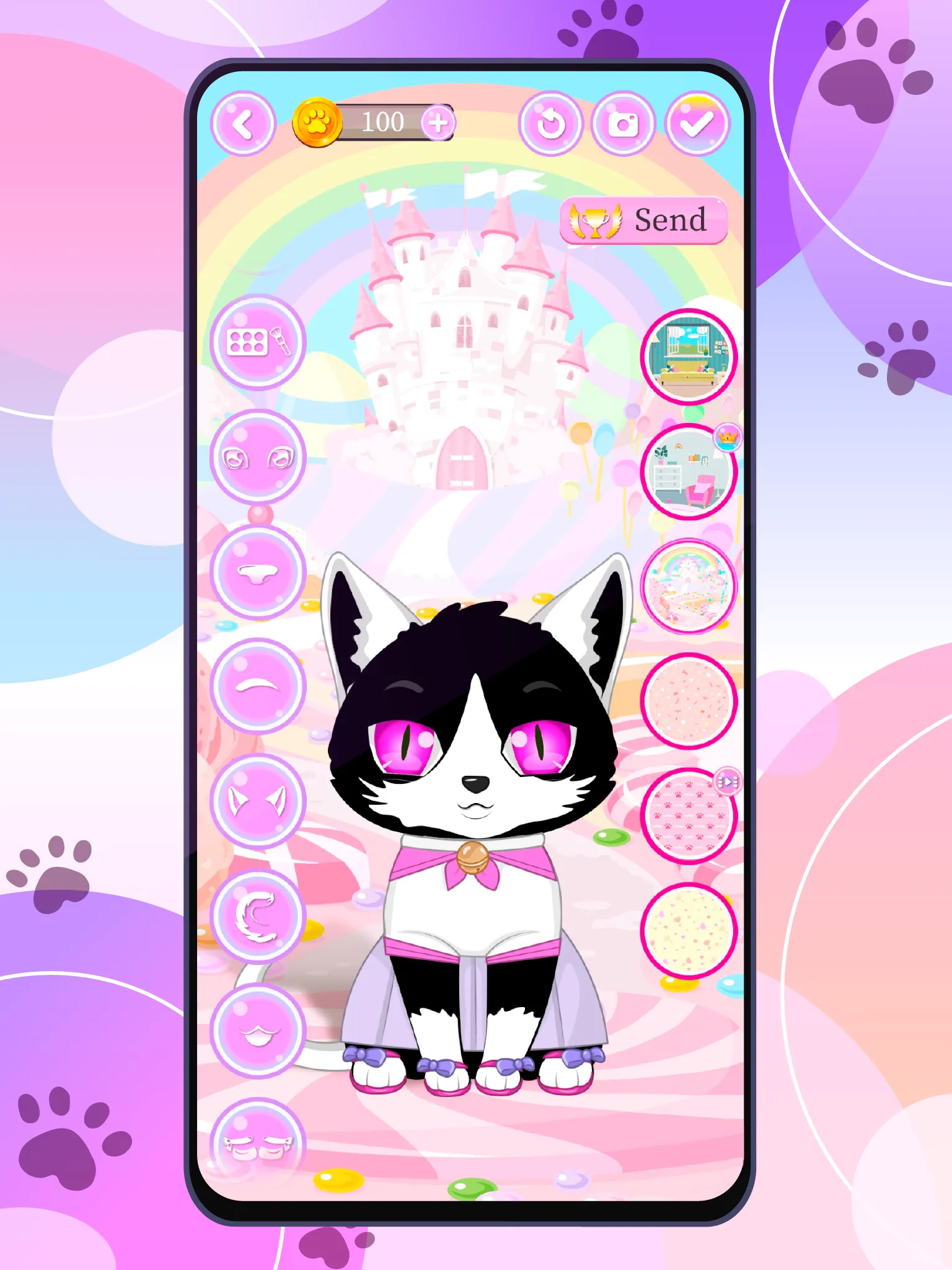 Fluffy Cat Dress Up Games | Indus Appstore | Screenshot