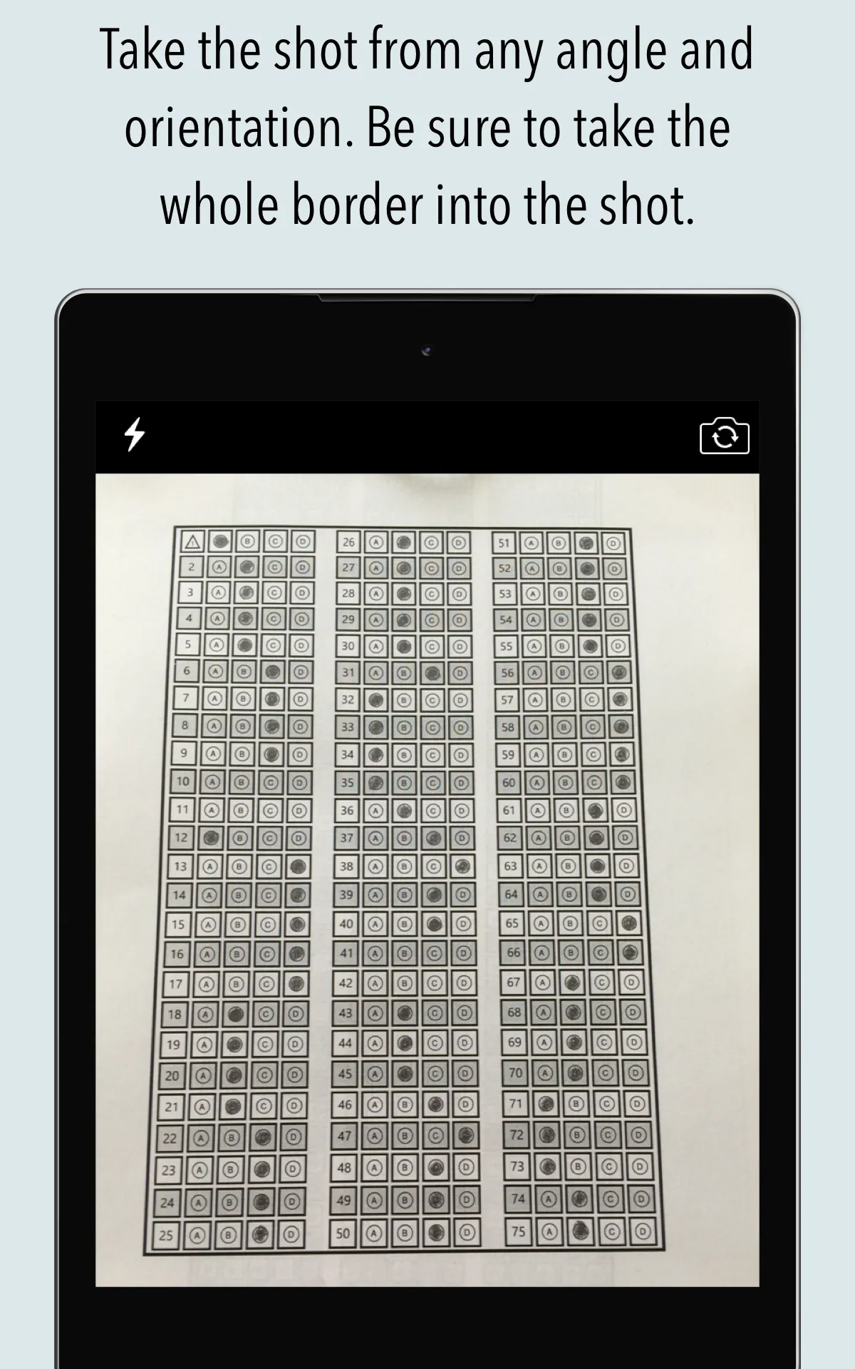 Exam Reader-Optical Test Grade | Indus Appstore | Screenshot