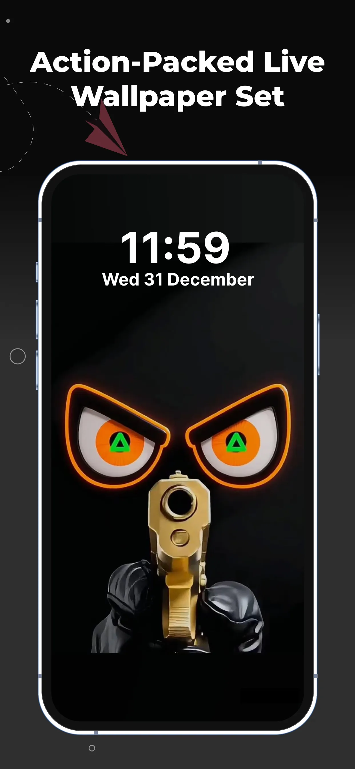 Silly Smile Gun Live Wallpaper | Indus Appstore | Screenshot