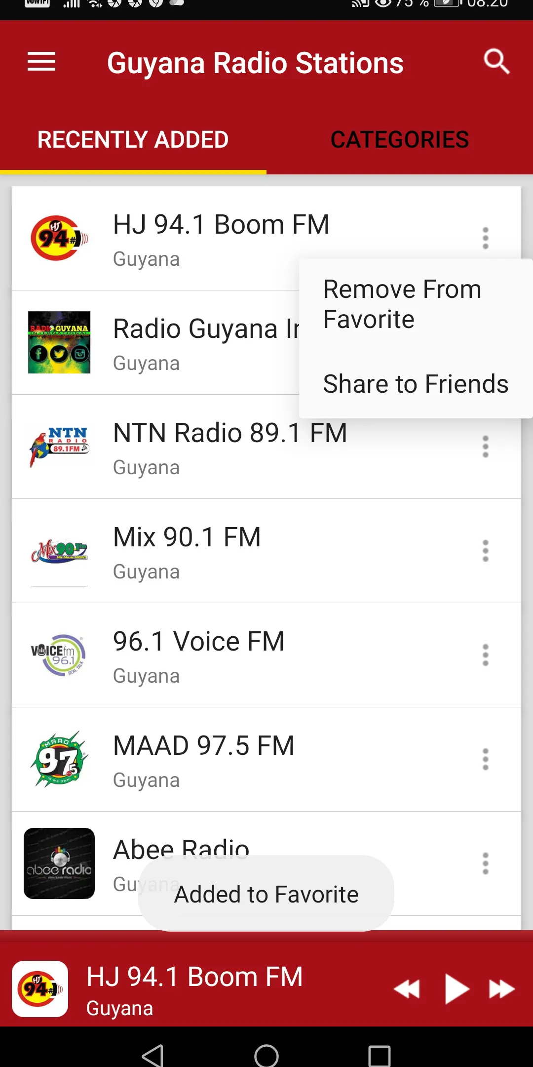 Guyanese Radio Stations | Indus Appstore | Screenshot