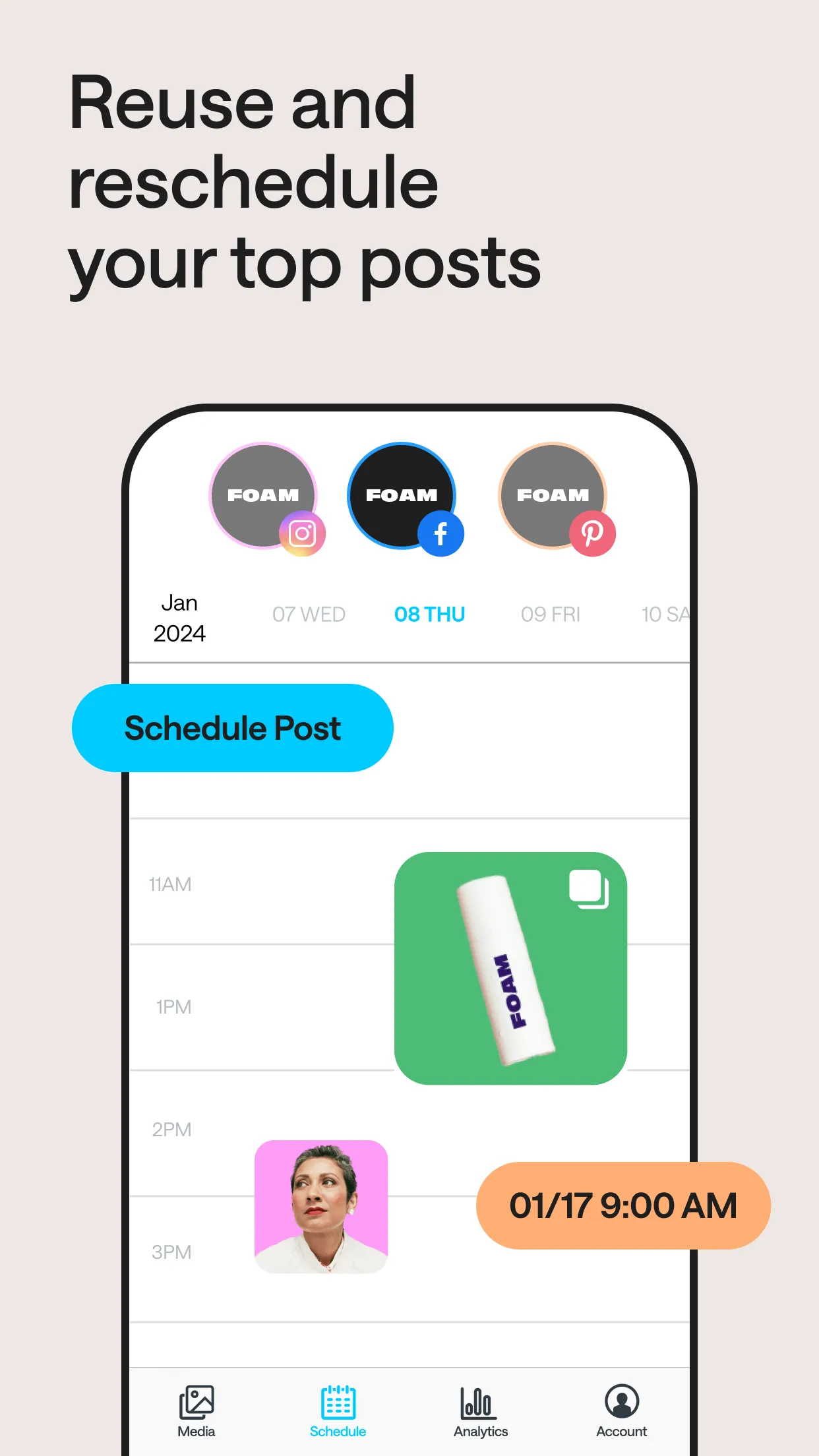 Later: Social Media Management | Indus Appstore | Screenshot