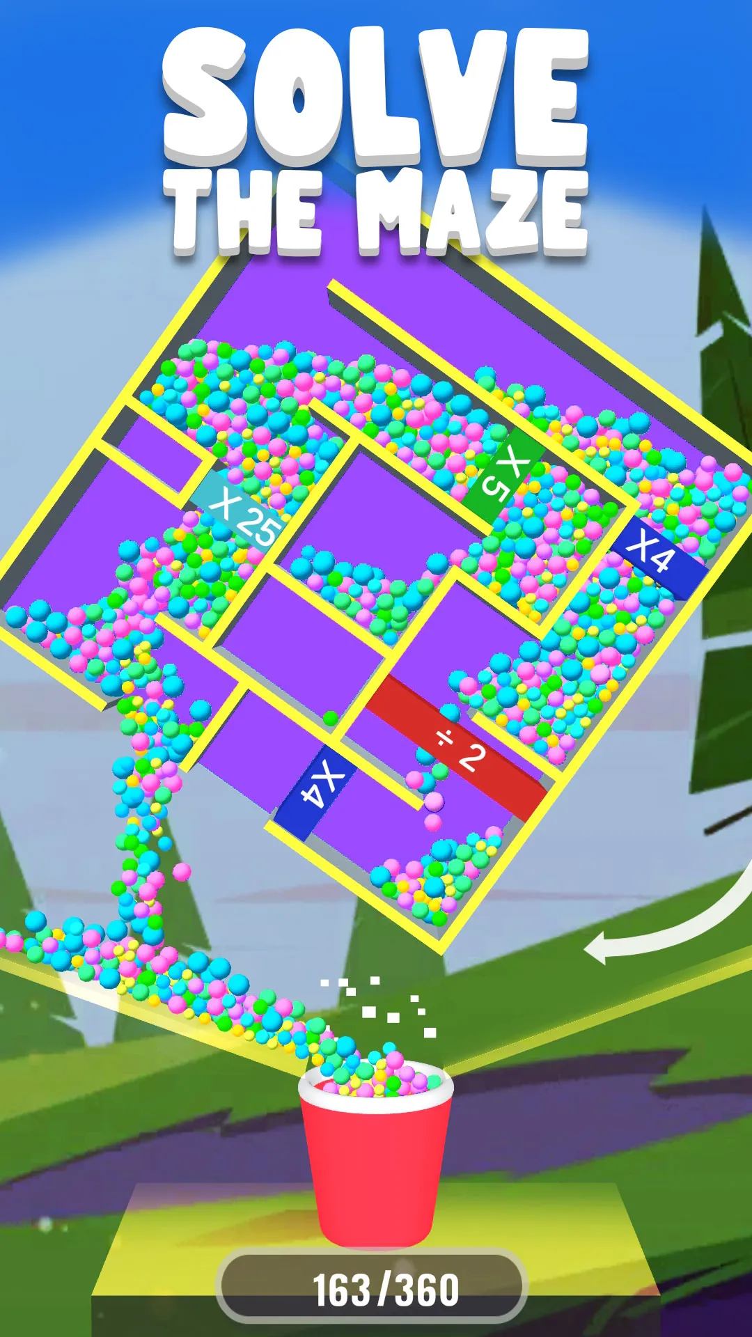 Split Balls Out Multi Maze 3D | Indus Appstore | Screenshot