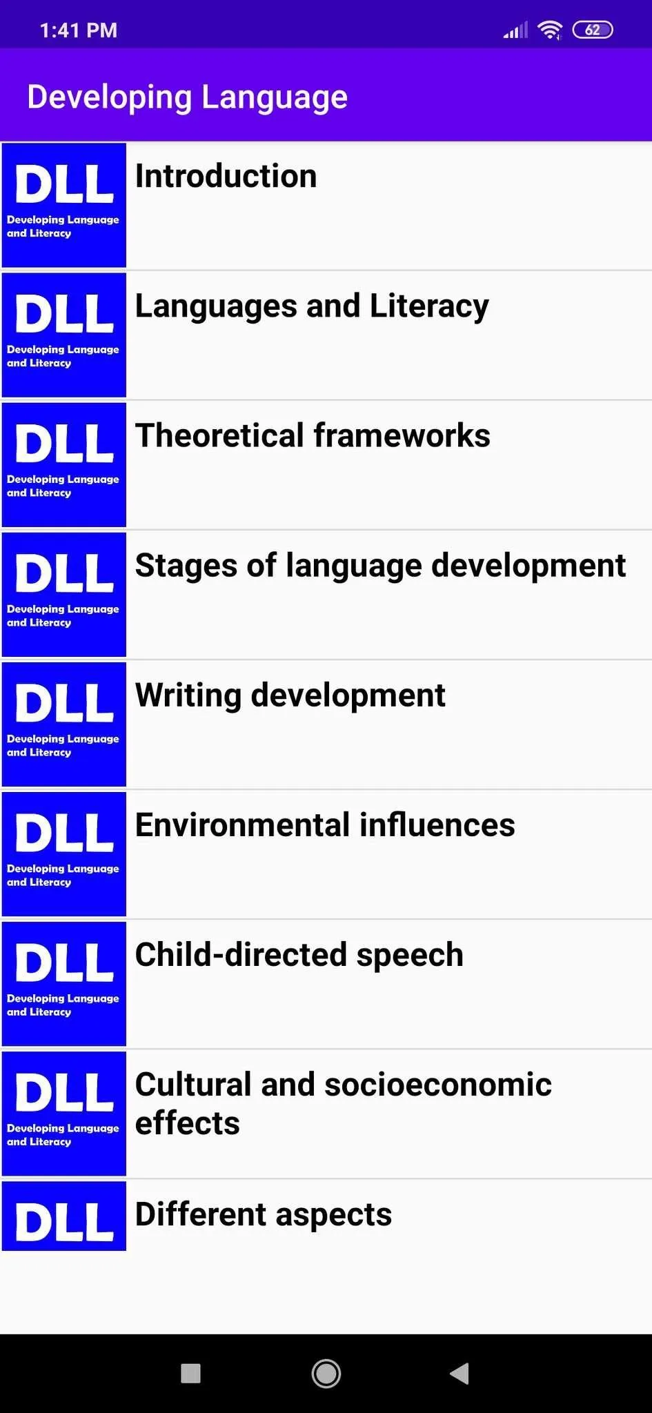 Developing Language & Literacy | Indus Appstore | Screenshot