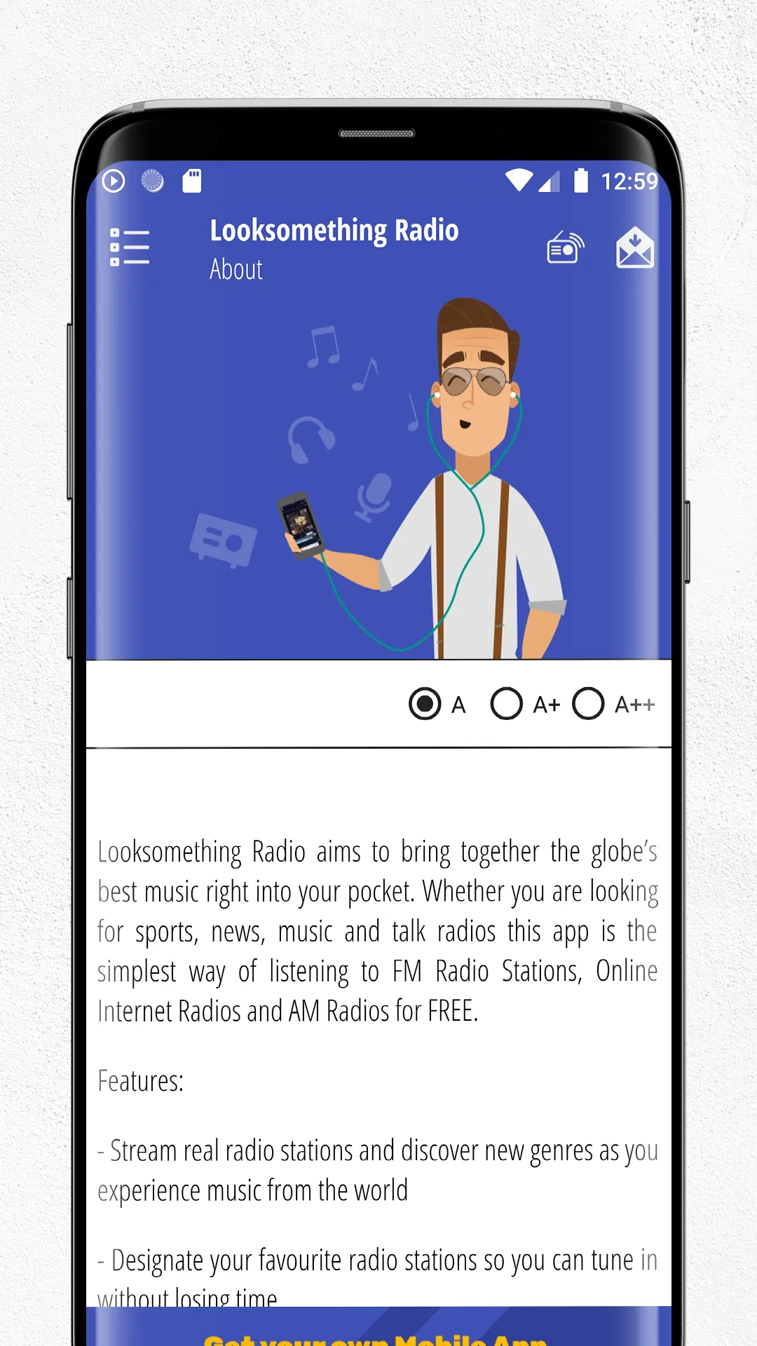 Looksomething Radio | Indus Appstore | Screenshot