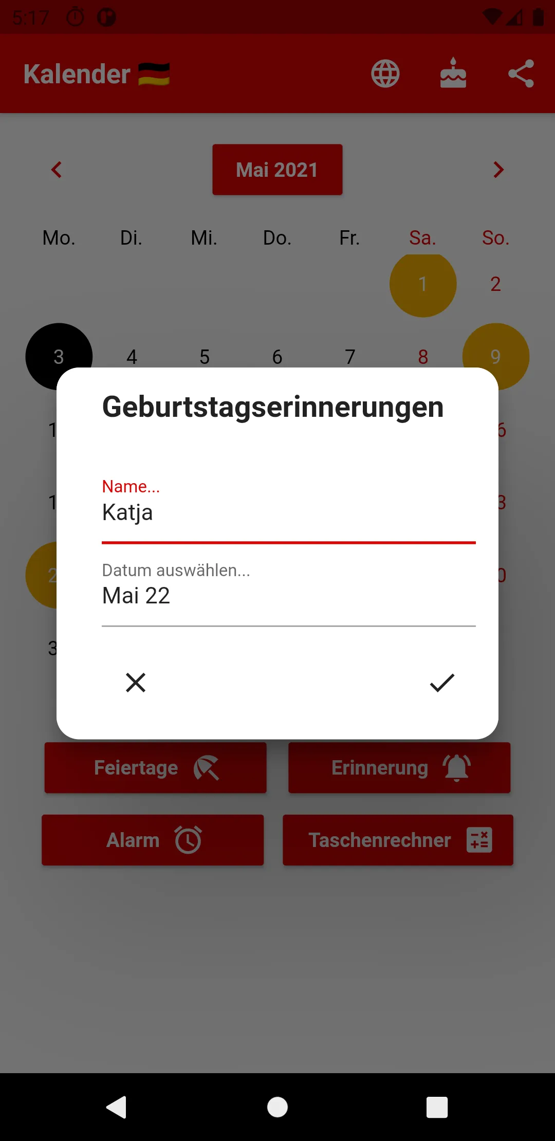 Deutscher Kalender 2024 | Indus Appstore | Screenshot