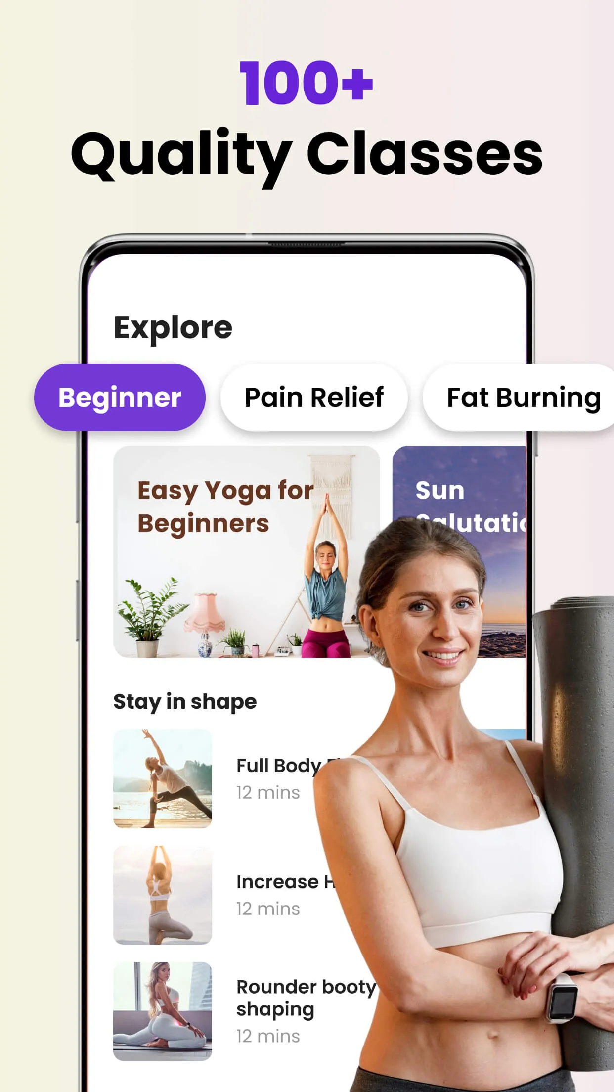 Yoga for Weight Loss | Pilates | Indus Appstore | Screenshot