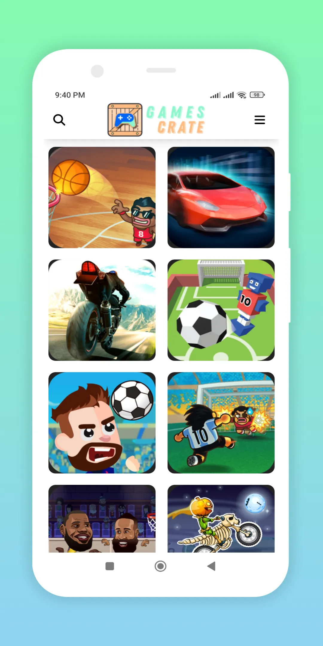 Games Crate: 999+ Arcade Games | Indus Appstore | Screenshot