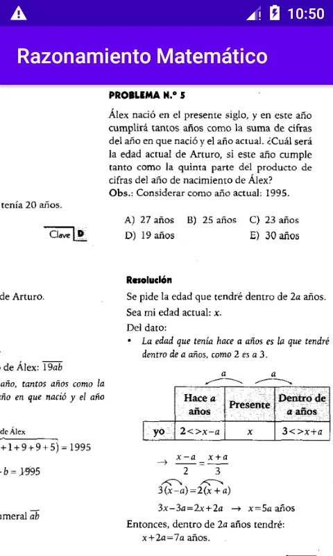 Razonamiento Matemático Teoría | Indus Appstore | Screenshot