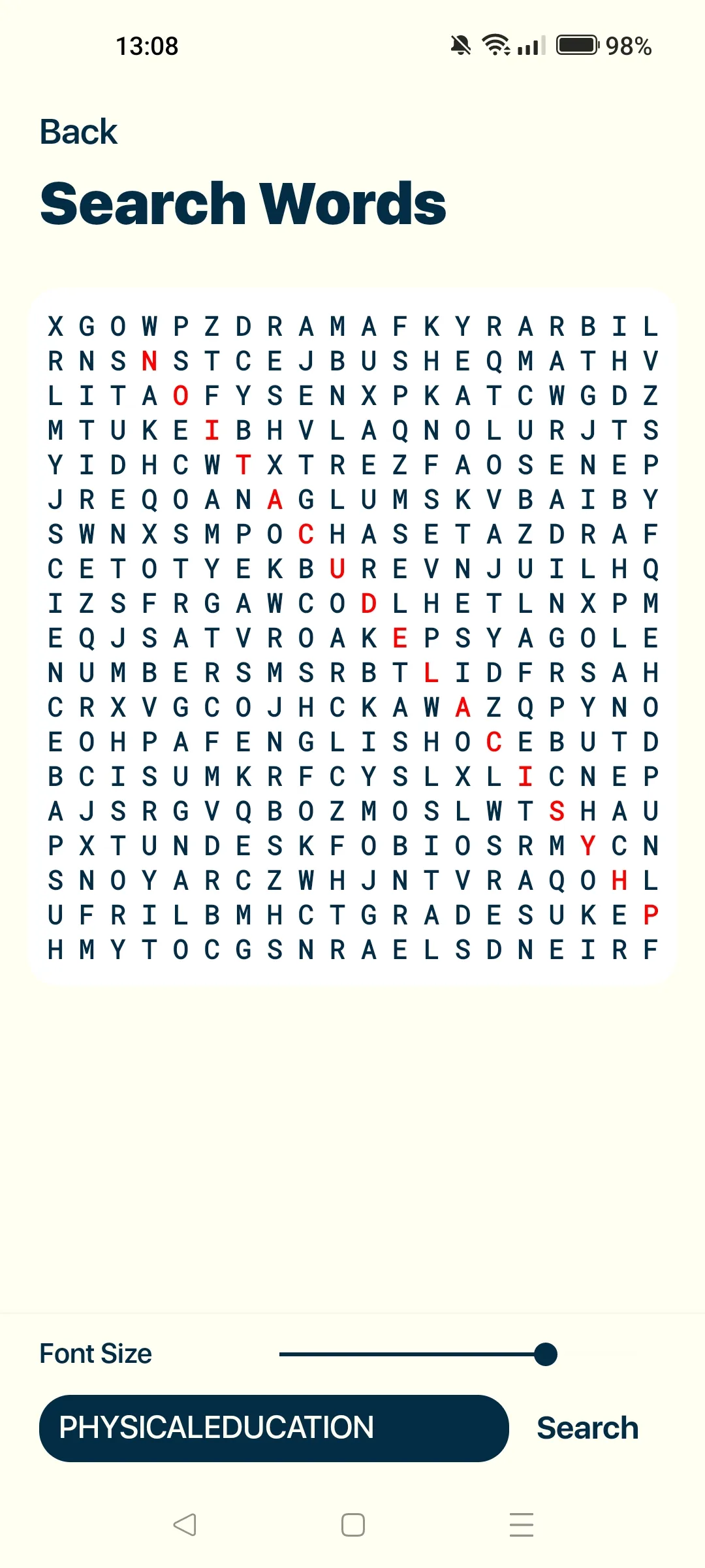 Solve Word Search With Photo | Indus Appstore | Screenshot