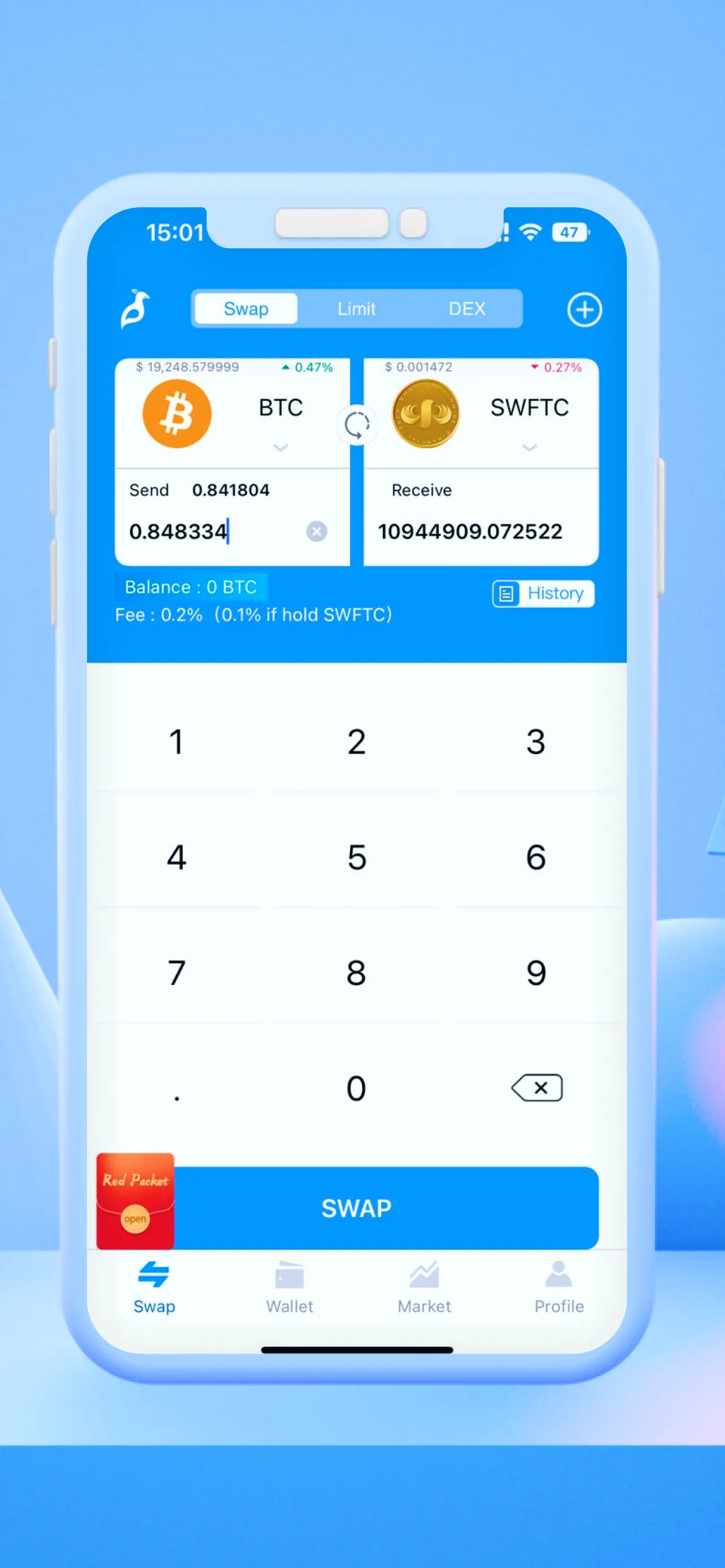 SWFT Blockchain | Indus Appstore | Screenshot