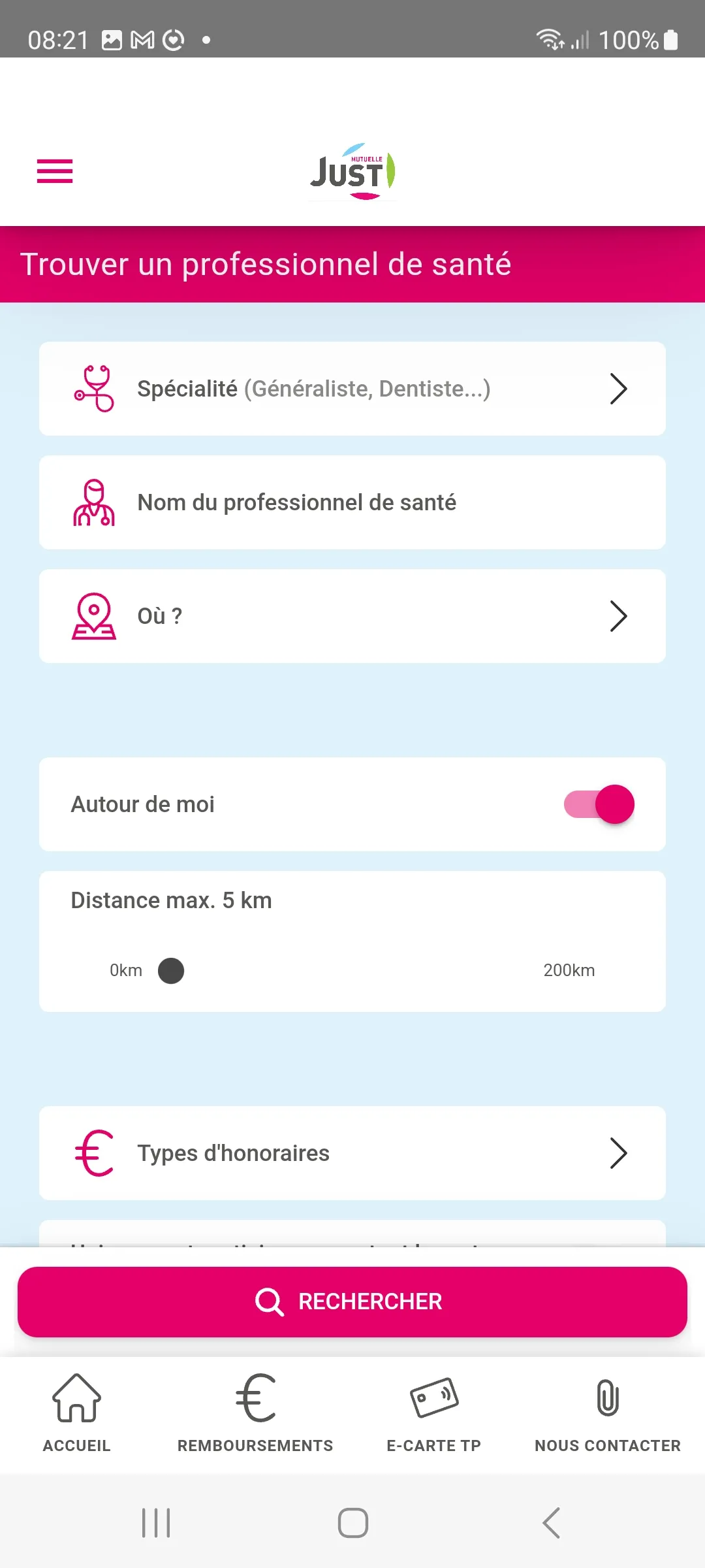 Mutuelle Just | Indus Appstore | Screenshot