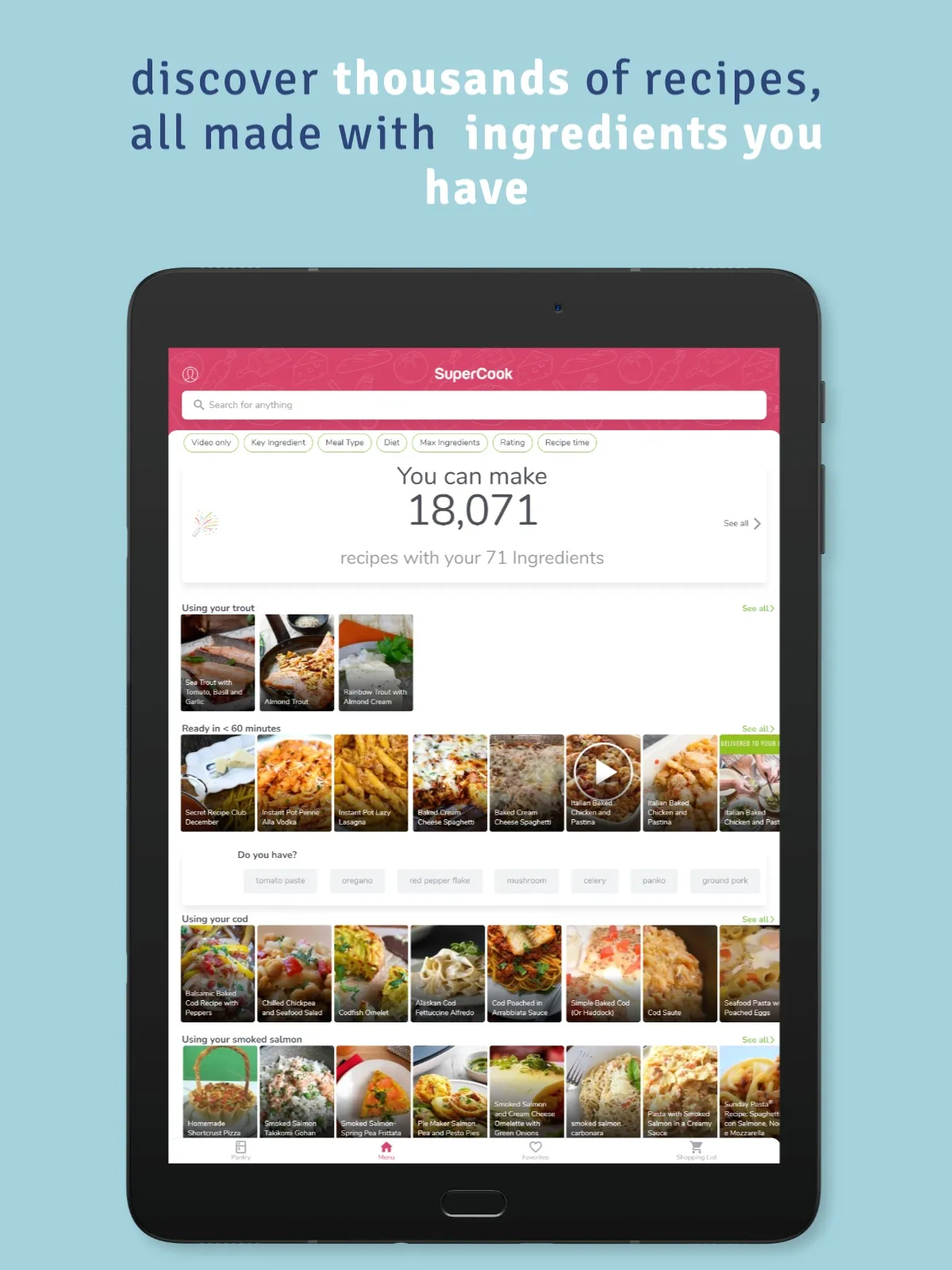 SuperCook - Recipe Generator | Indus Appstore | Screenshot