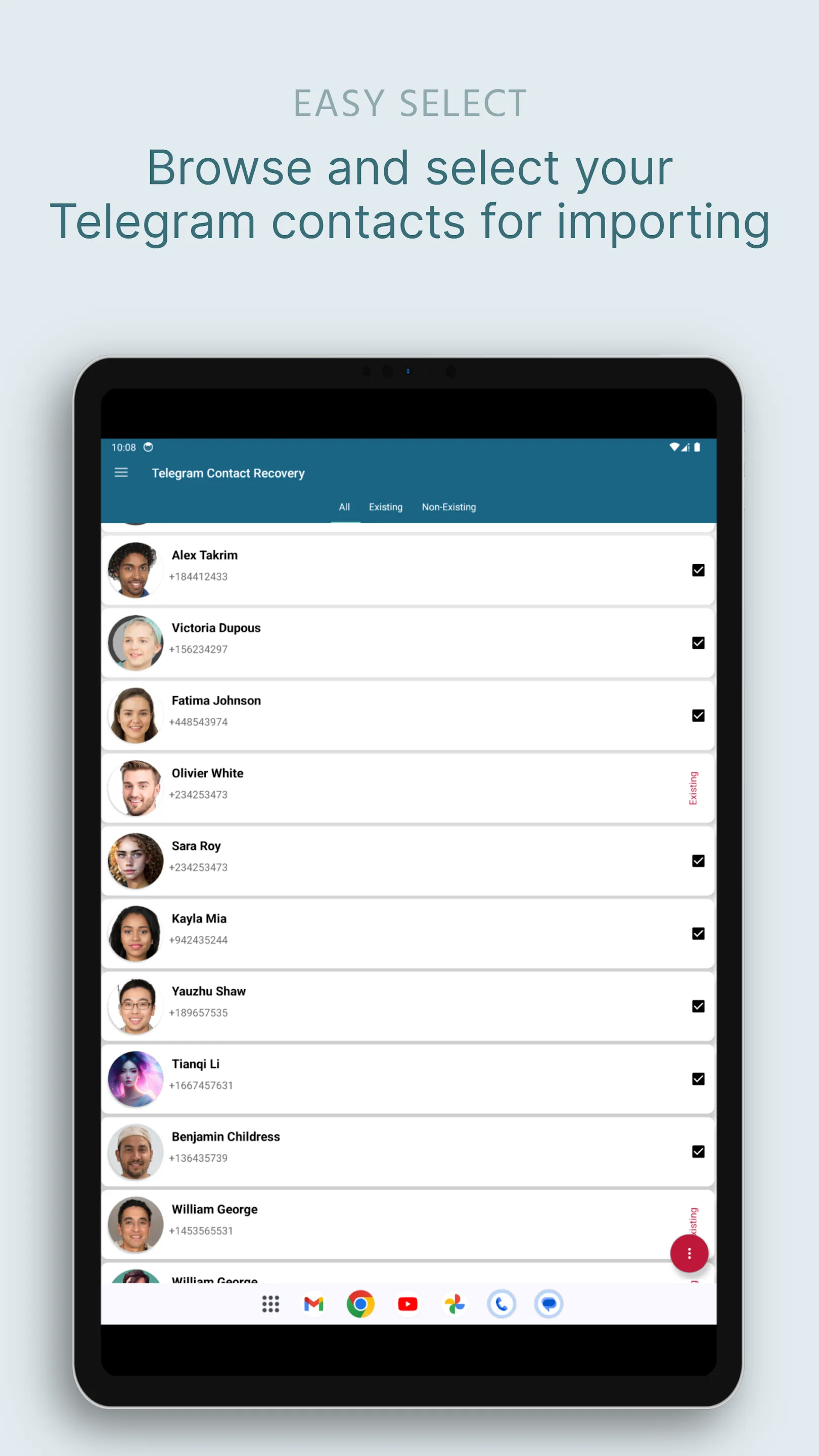 Telegram Contact Recovery | Indus Appstore | Screenshot