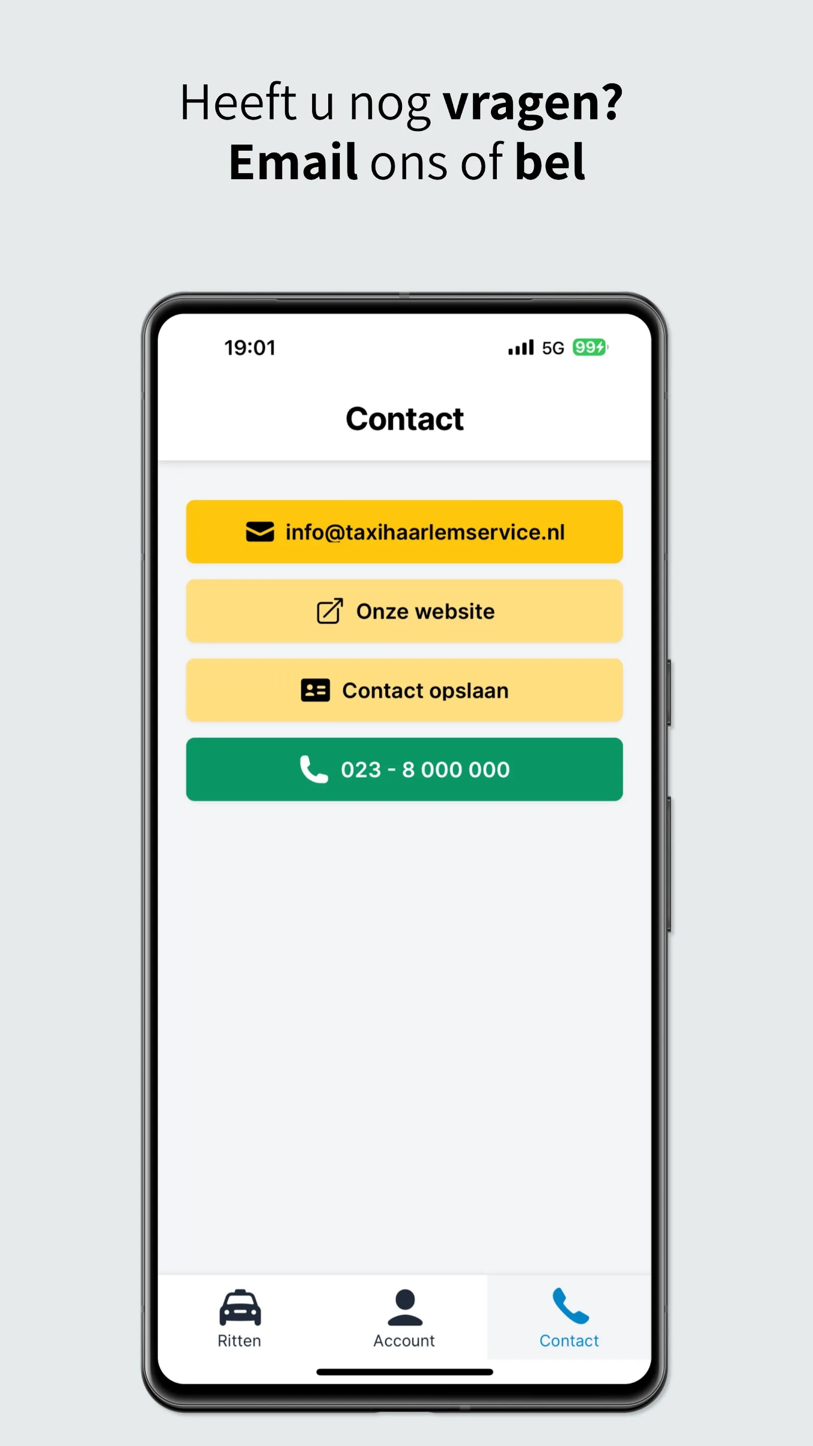 Taxi Haarlem Service | Indus Appstore | Screenshot