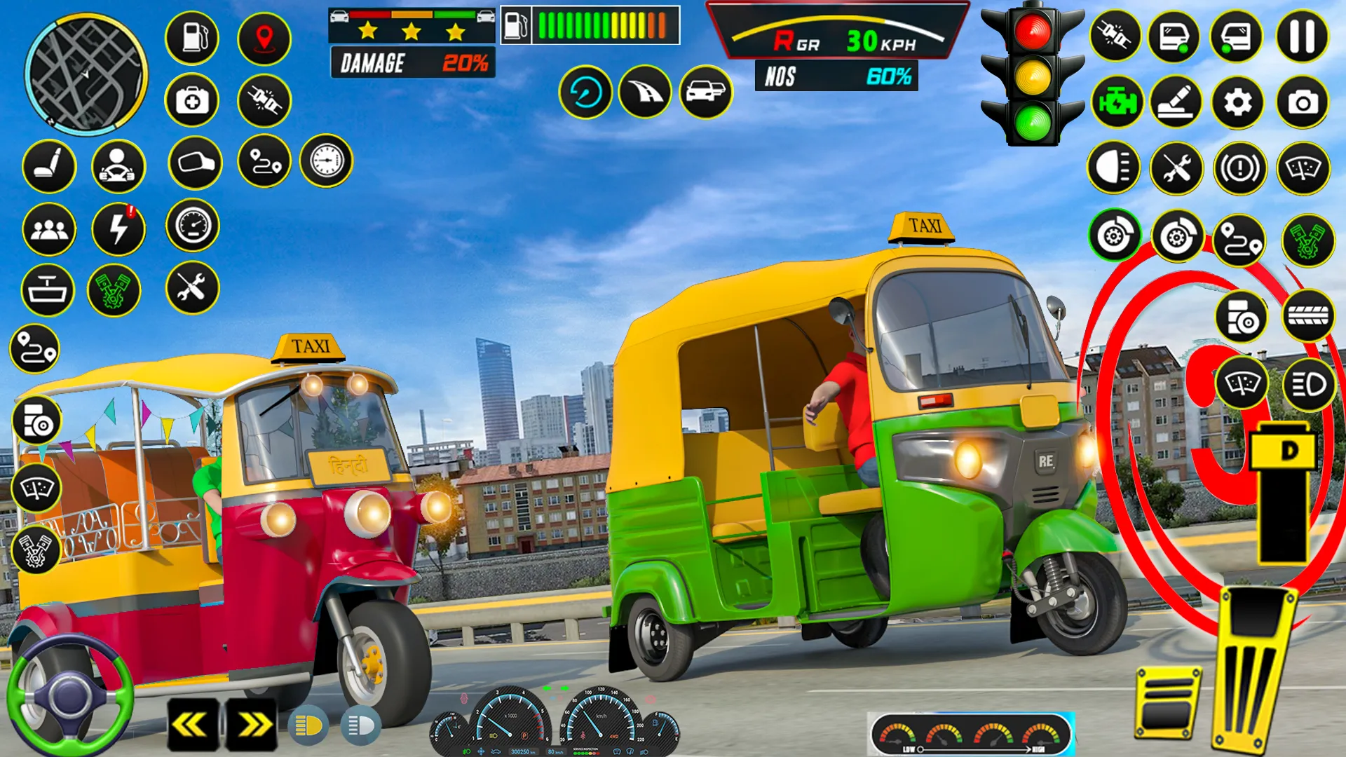 US Auto Rickshaw: Driving Game | Indus Appstore | Screenshot