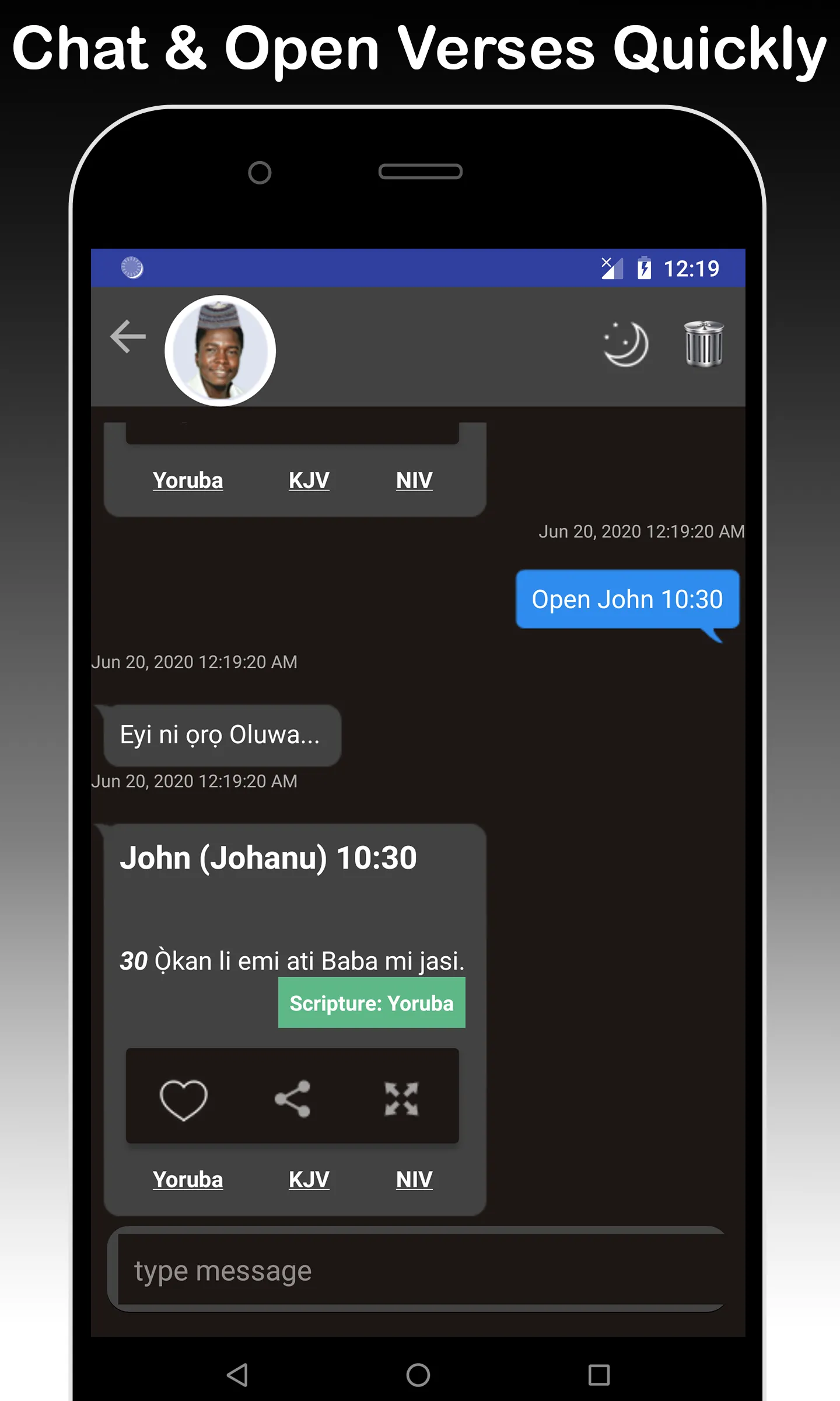 Yoruba Bible & English + Audio | Indus Appstore | Screenshot