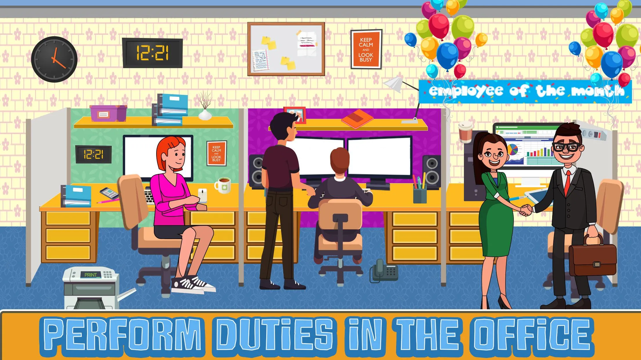 Pretend Play Busy Office Life | Indus Appstore | Screenshot