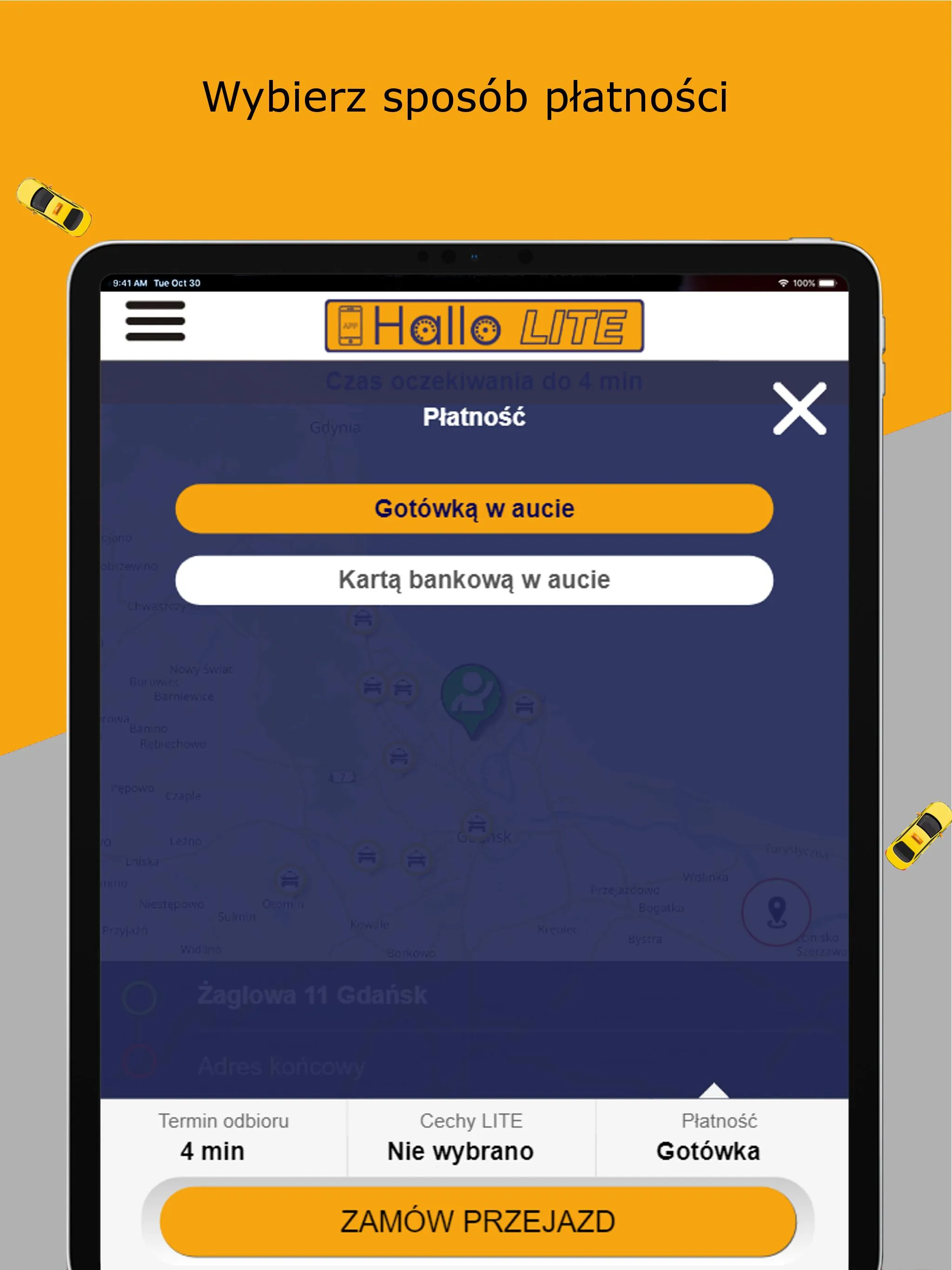 Hallo Taxi Gdańsk LITE | Indus Appstore | Screenshot