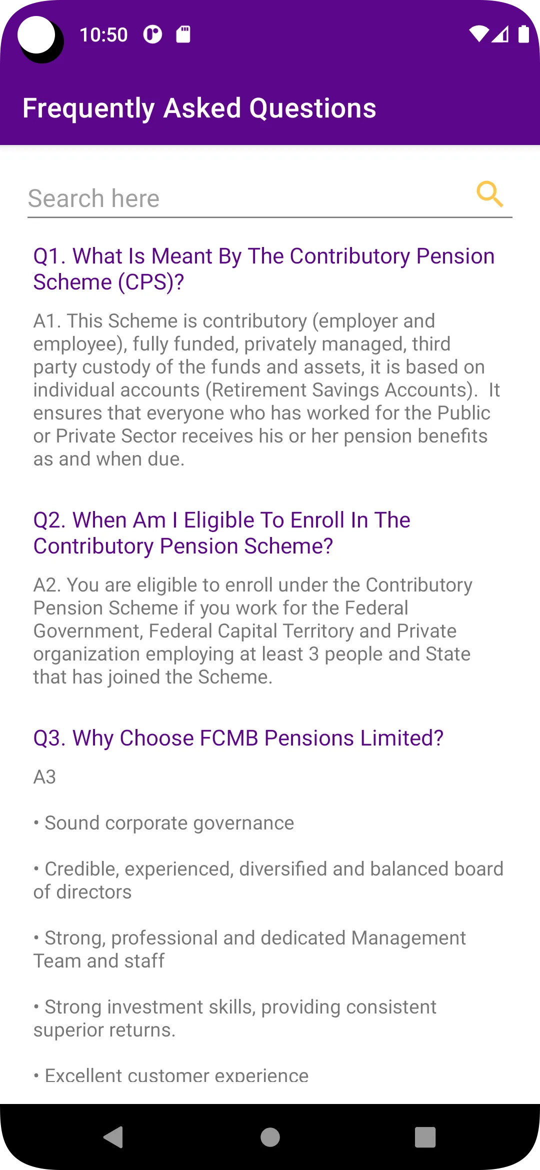 FCMB Pensions | Indus Appstore | Screenshot