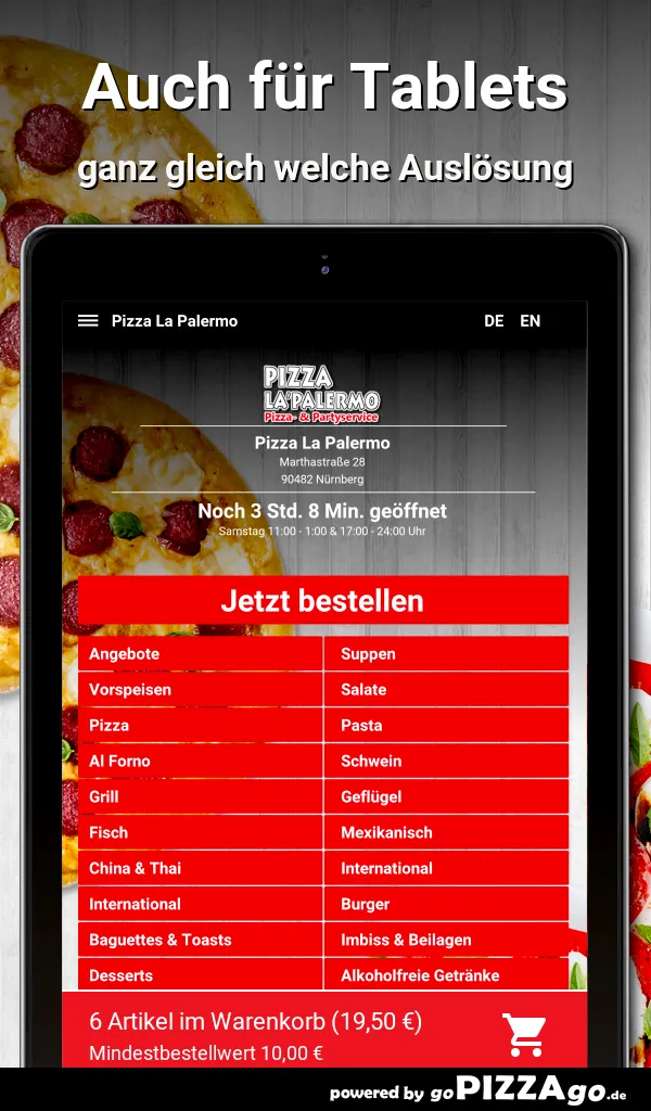 Pizza La Palermo Nürnberg | Indus Appstore | Screenshot