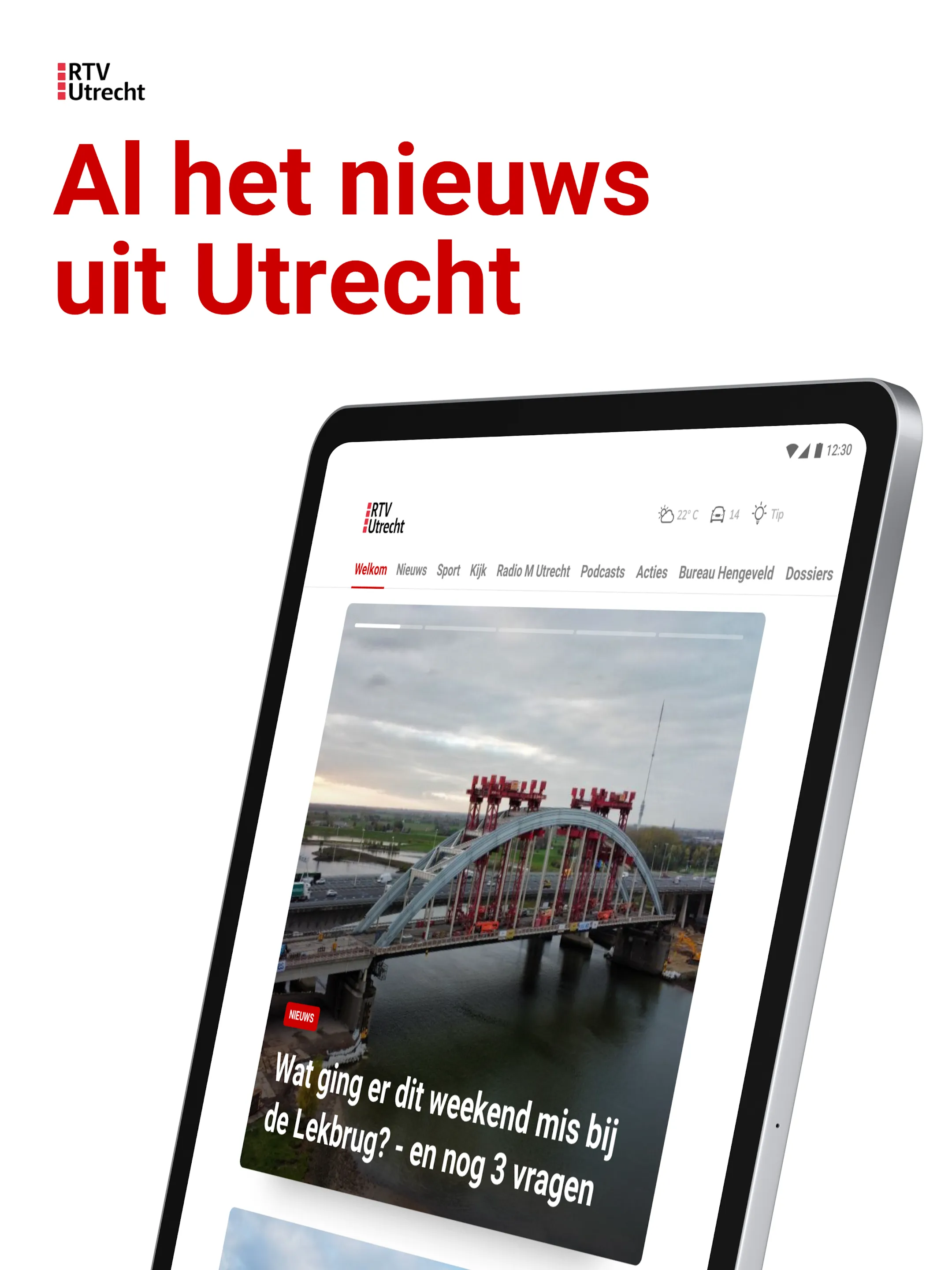 RTV Utrecht | Indus Appstore | Screenshot