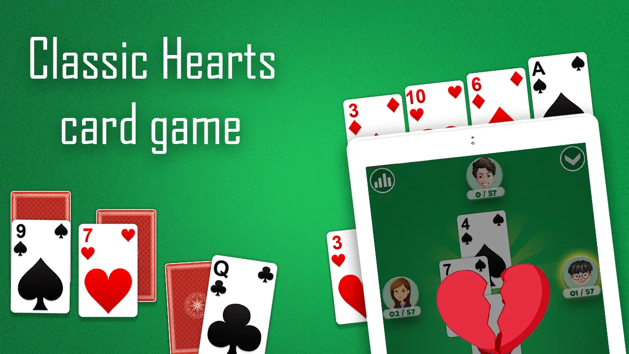 Hearts card game classic games | Indus Appstore | Screenshot