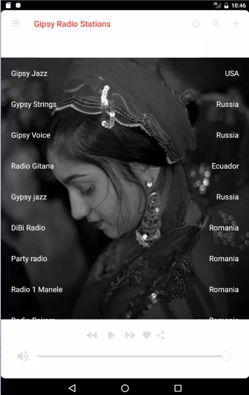 Gypsy Radio Stations | Indus Appstore | Screenshot