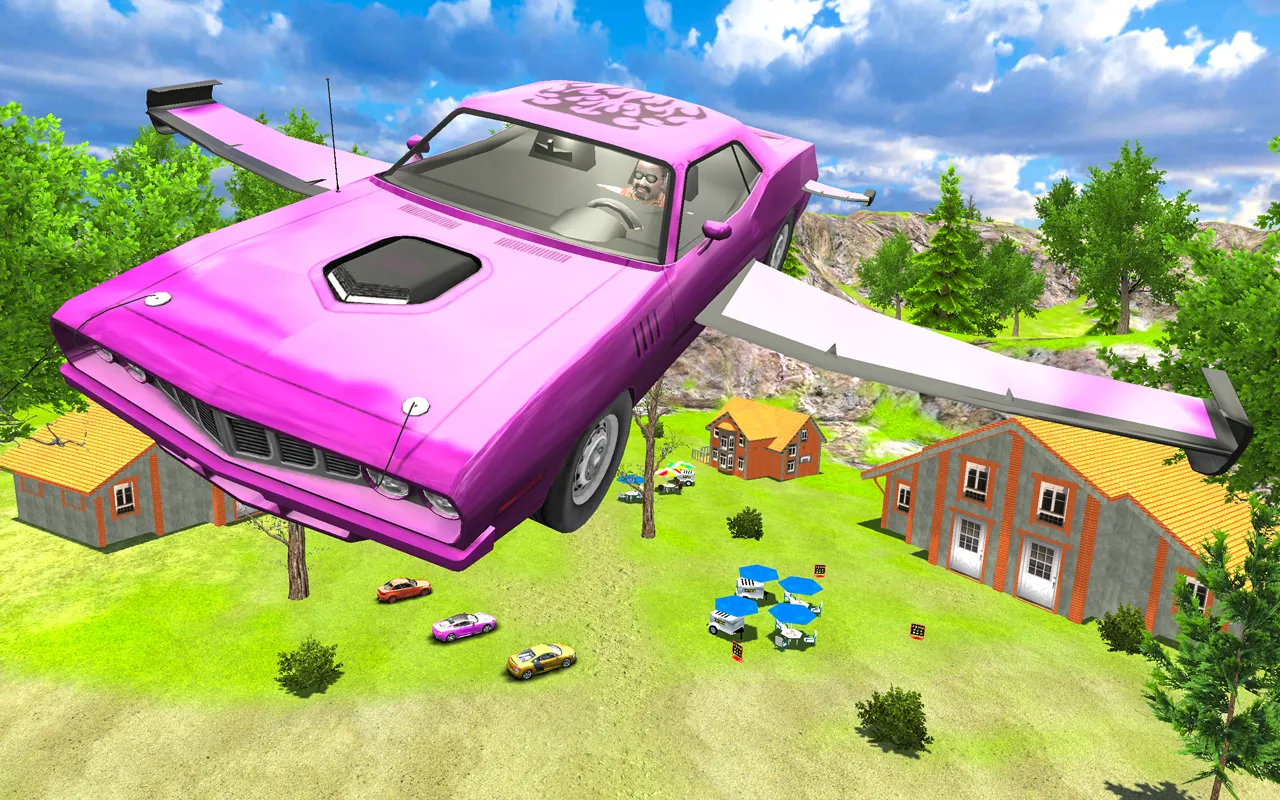 Flying Taxi Simulator Car Game | Indus Appstore | Screenshot