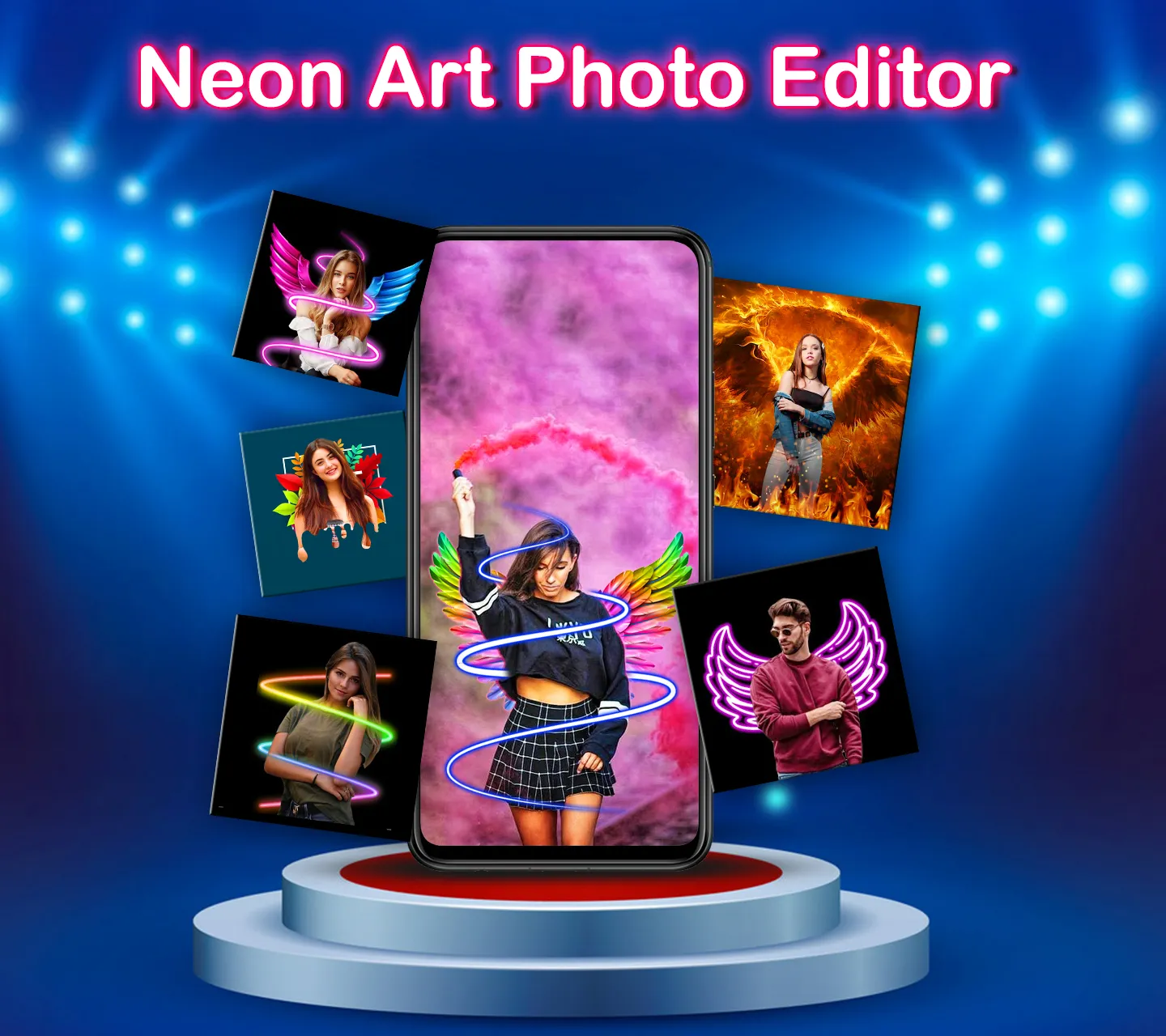 Neon Photo Lab Editor | Indus Appstore | Screenshot