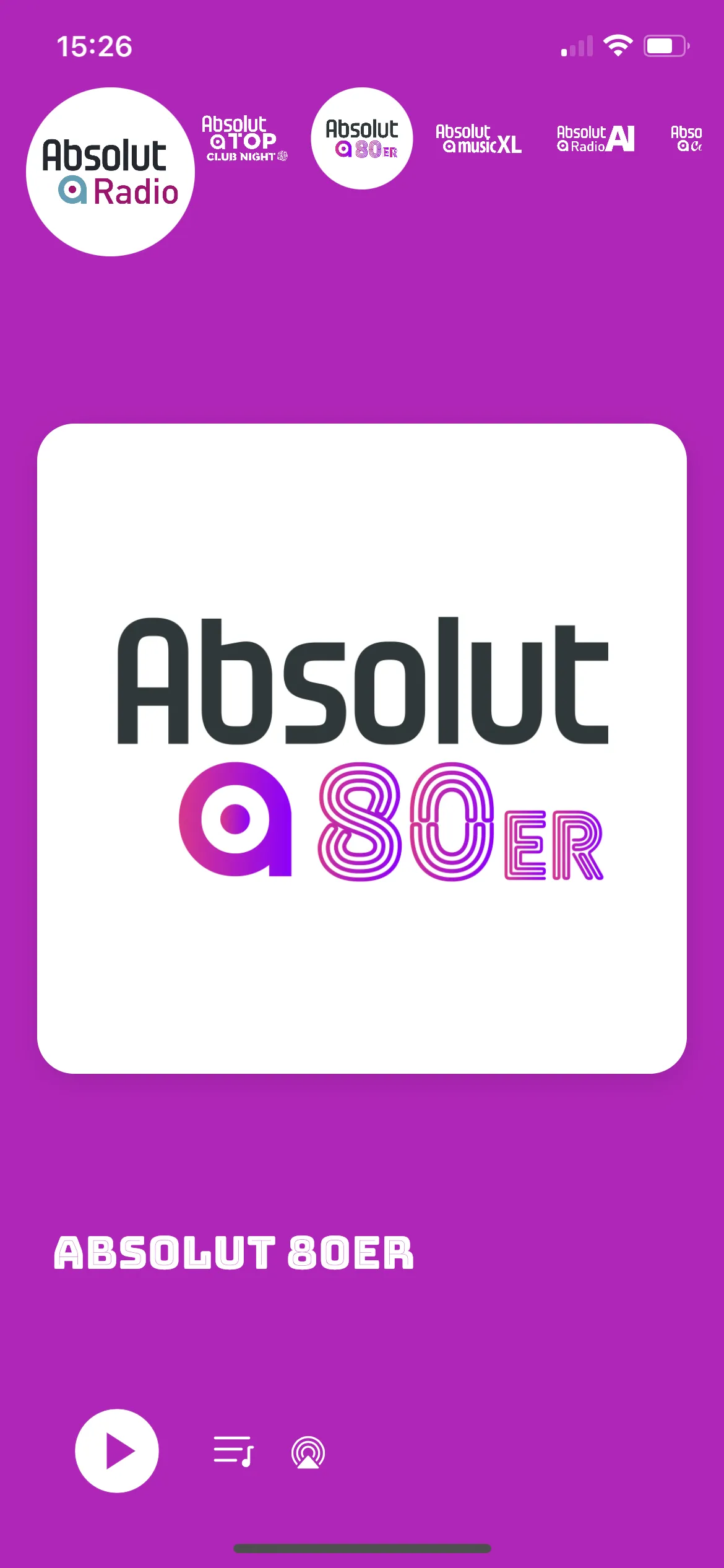 Absolut Radio | Indus Appstore | Screenshot