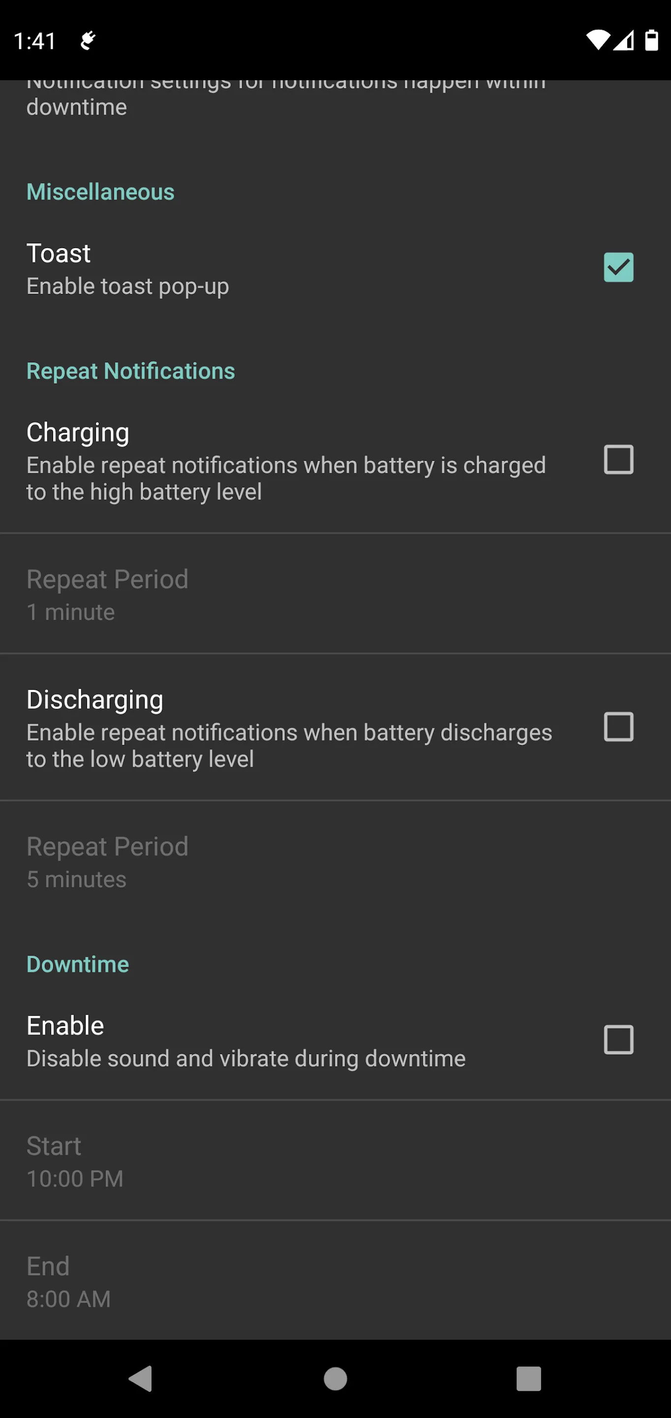 Battery Charge Notifier | Indus Appstore | Screenshot