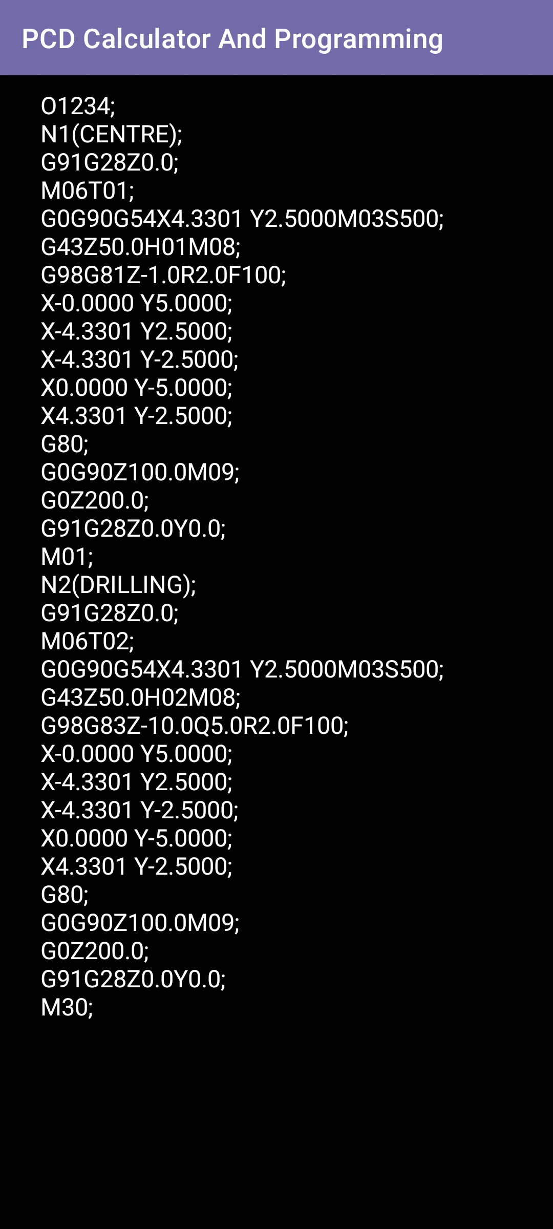 PCD Calculator and Programming | Indus Appstore | Screenshot